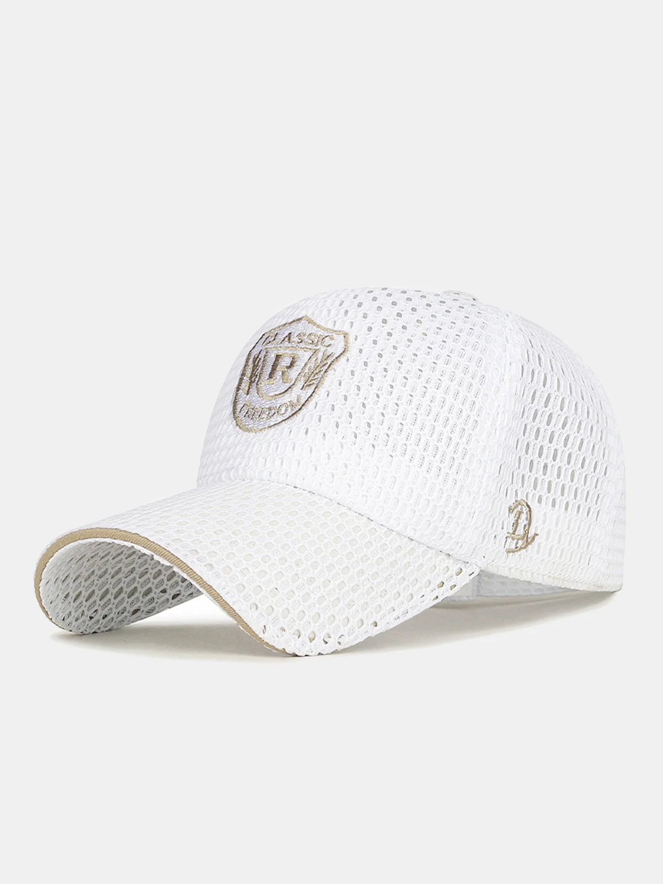 Adjustable Breathable Embroidered Men's Mesh Baseball Hat - Image 2