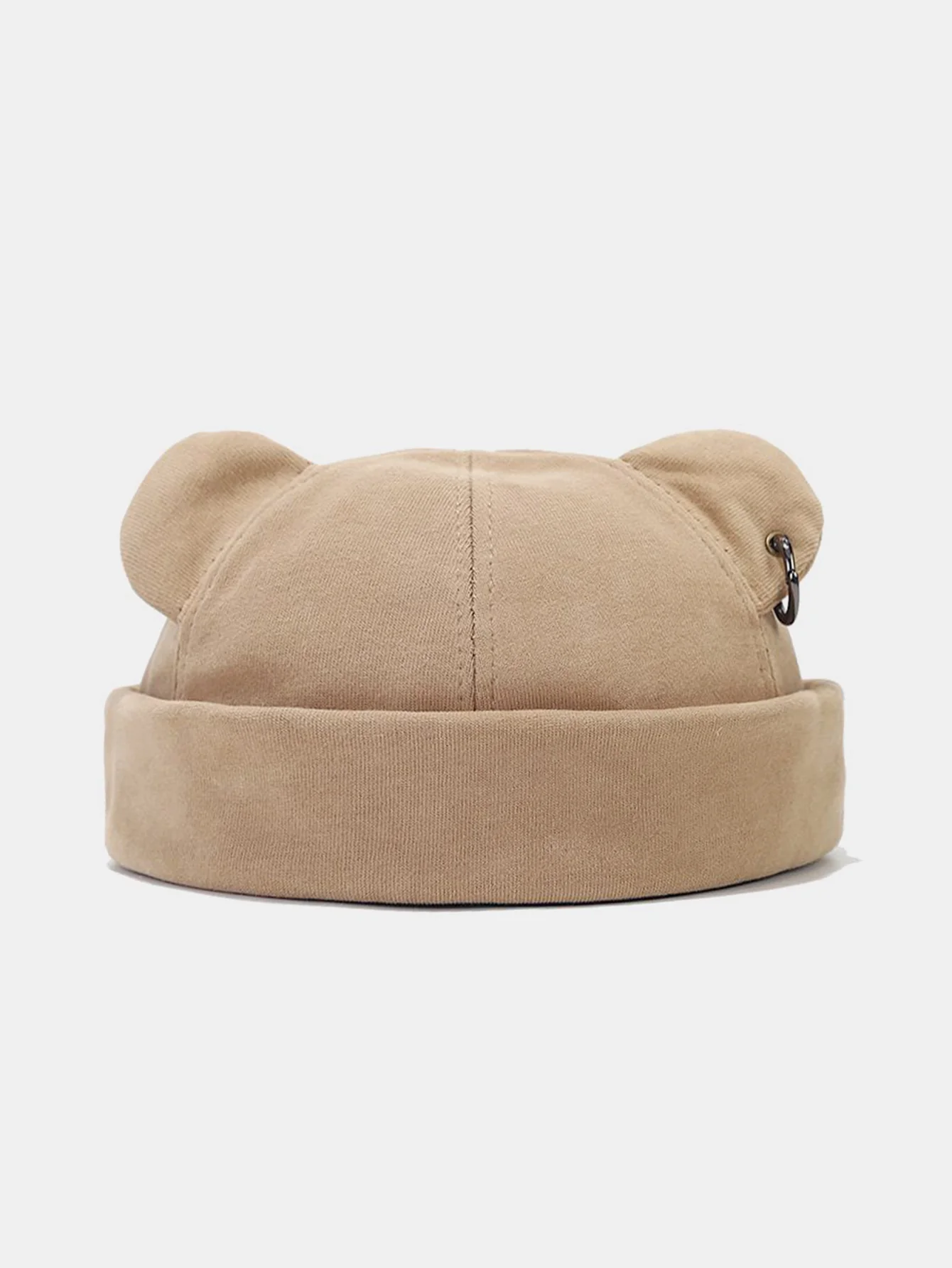 Adjustable Unisex Beanie Hat With Bear Ear Design - Image 4