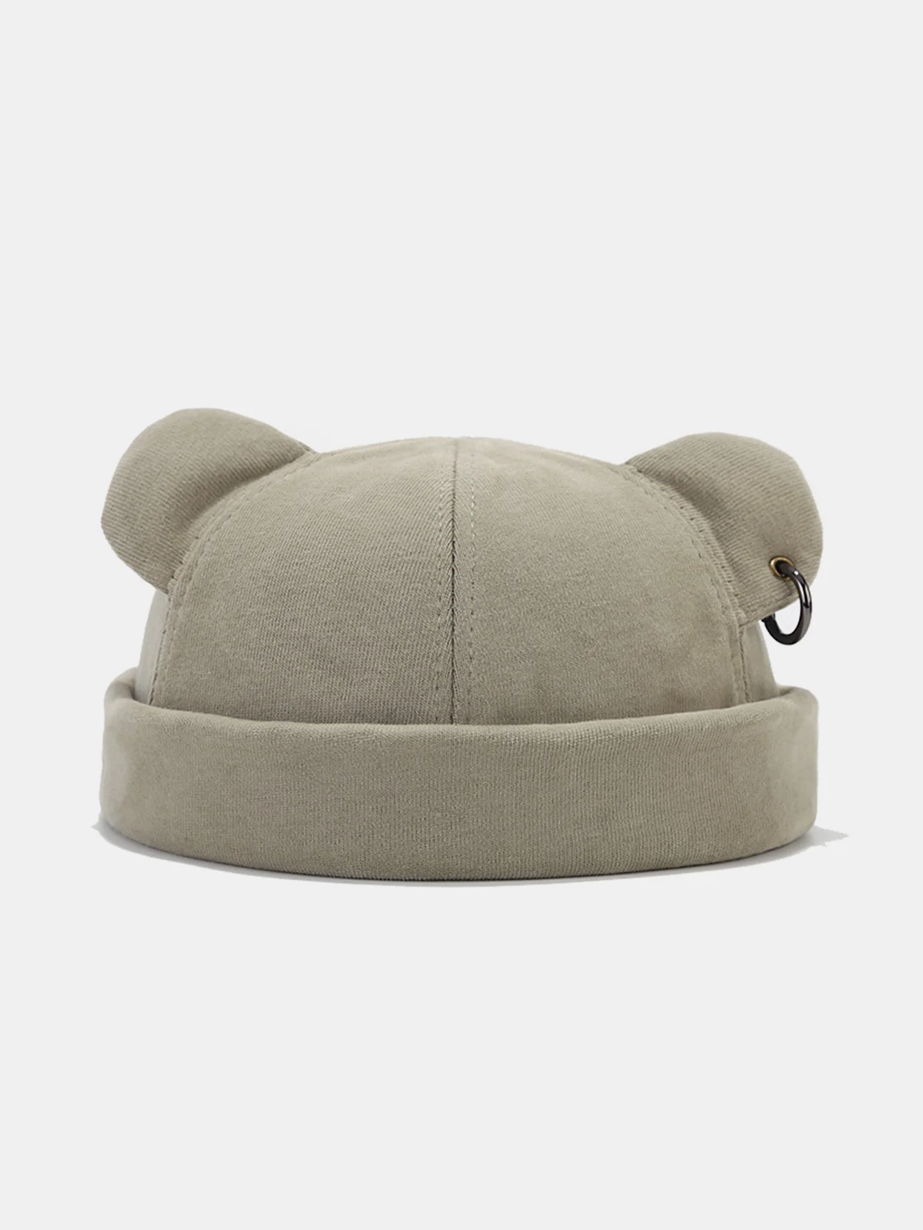 Adjustable Unisex Beanie Hat With Bear Ear Design - Image 5