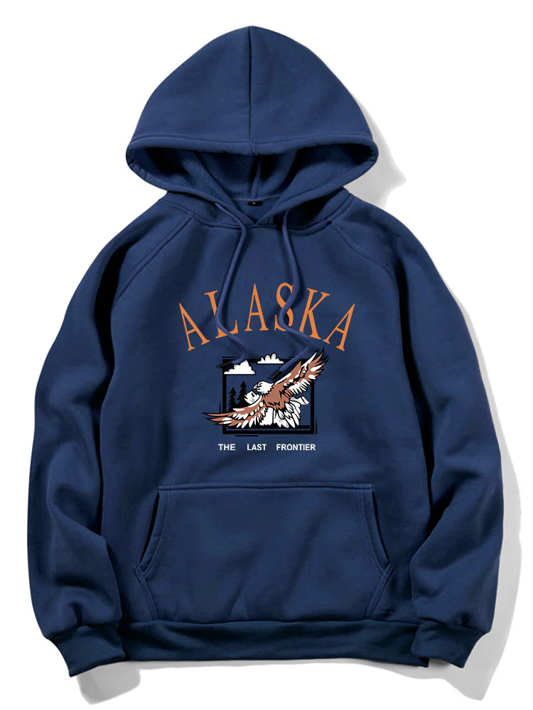 Alaska Eagle Print Hoodie - Image 2