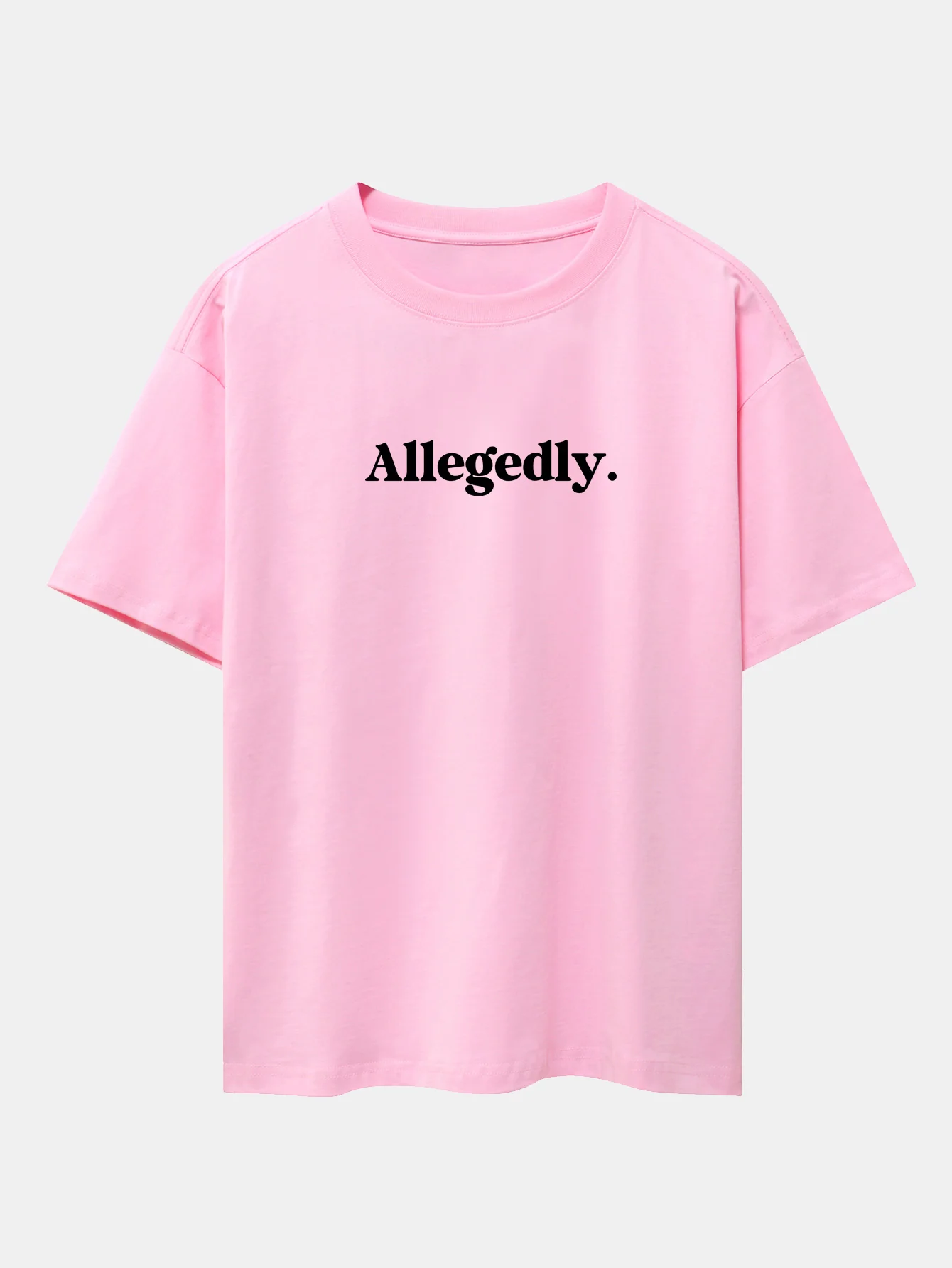 Angeblich Print Drop-Shoulder Oversize T-Shirt - Image 12
