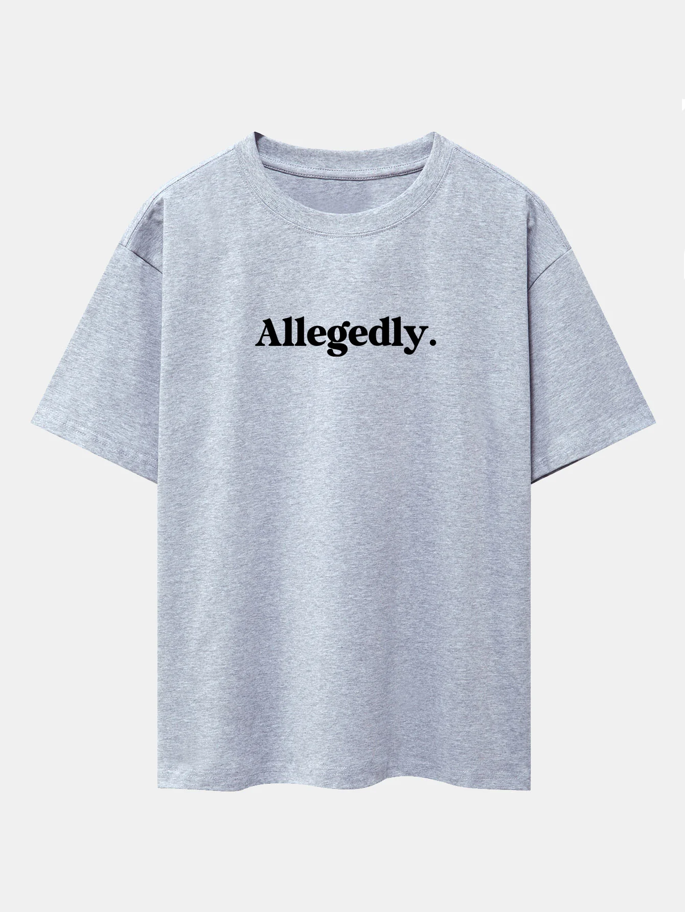 Angeblich Print Drop-Shoulder Oversize T-Shirt - Image 13