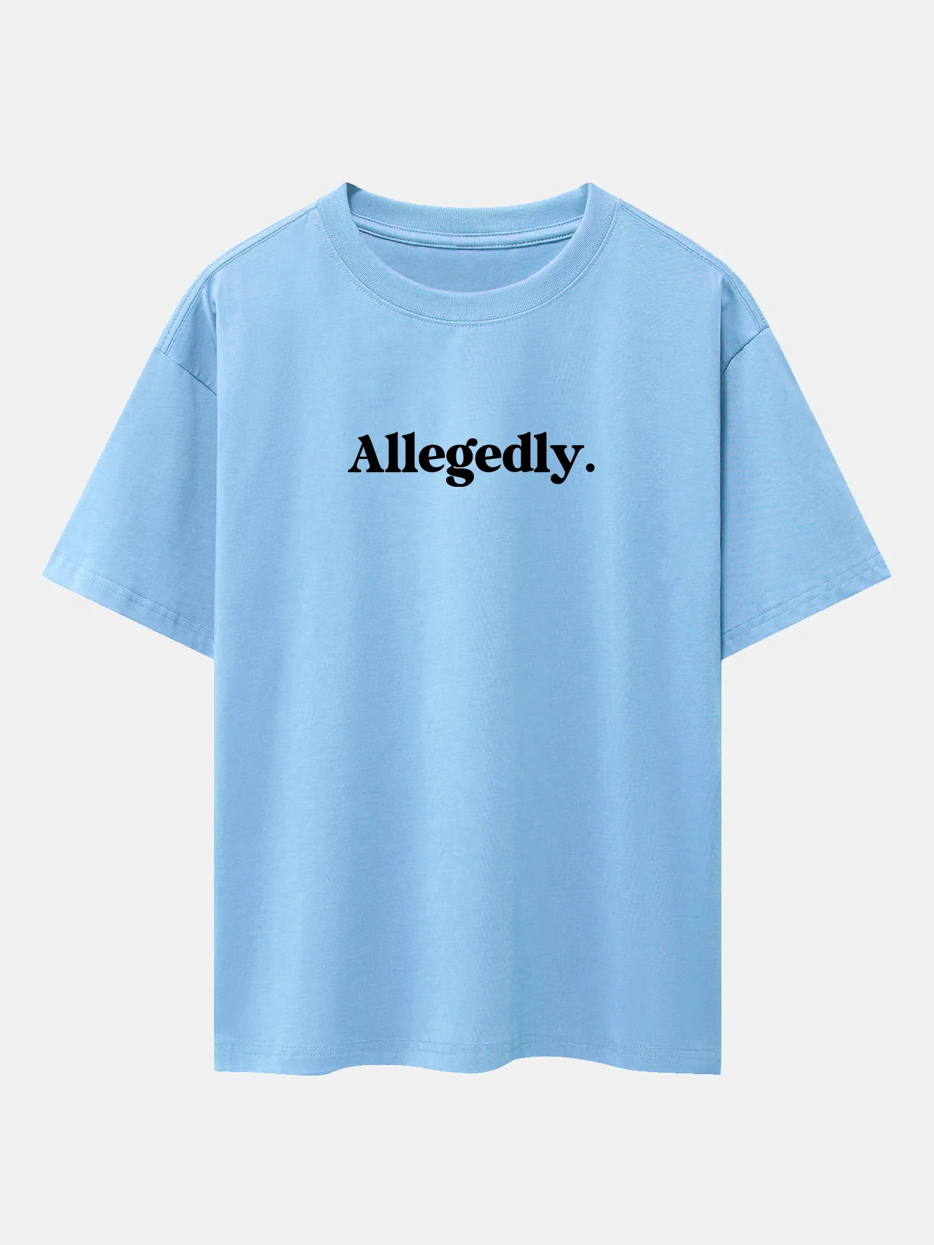 Angeblich Print Drop-Shoulder Oversize T-Shirt - Image 14