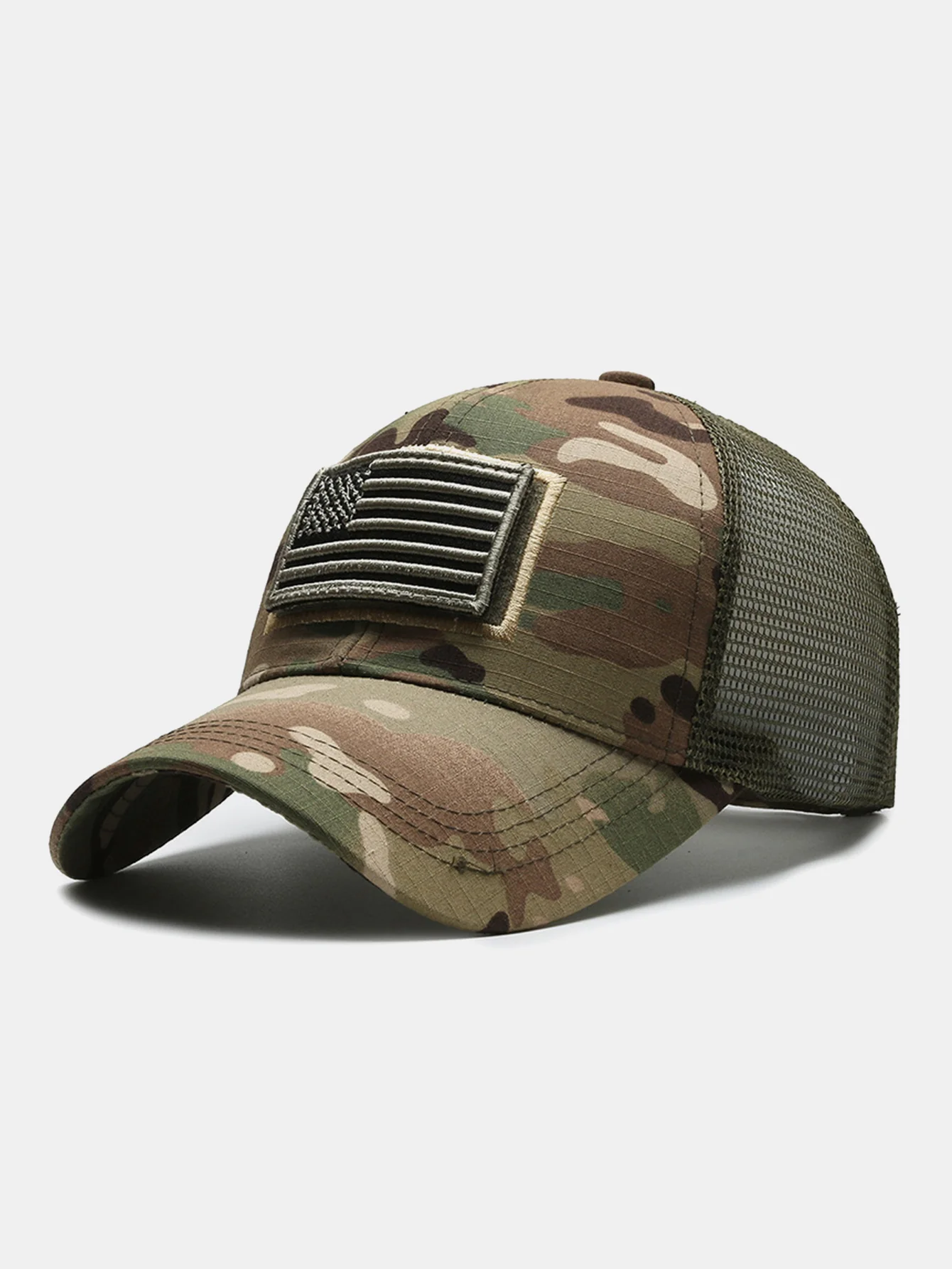 Bestickte Baseballkappe mit amerikanischem Flaggen-Patch - Image 3