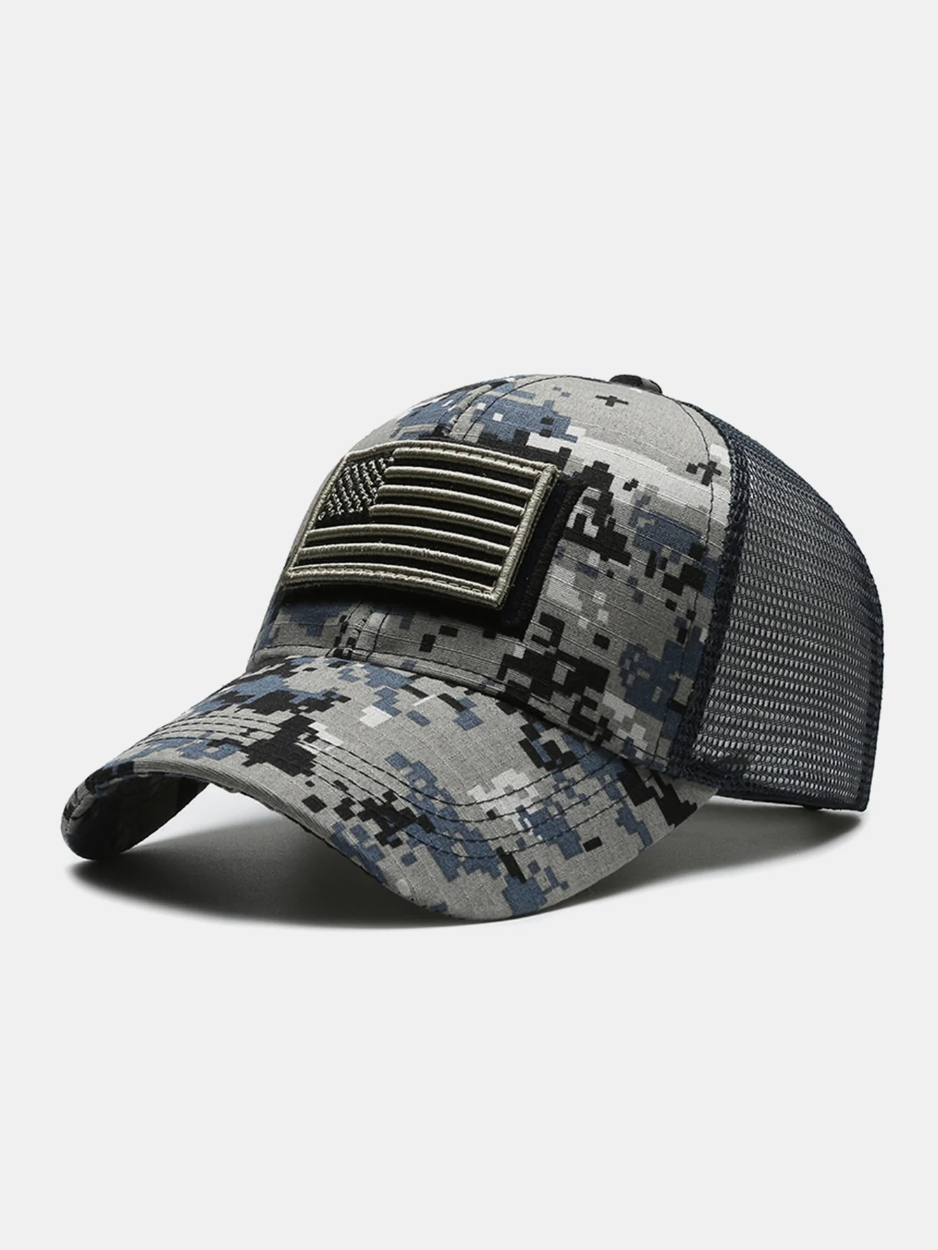 Bestickte Baseballkappe mit amerikanischem Flaggen-Patch - Image 4