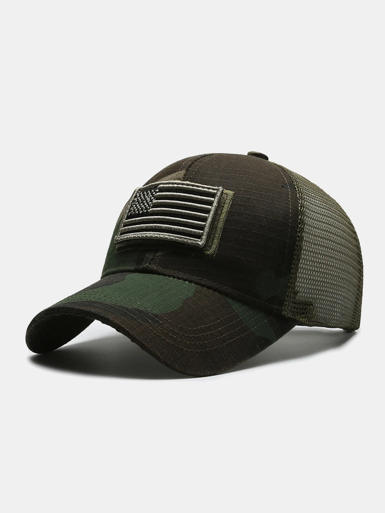 Bestickte Baseballkappe mit amerikanischem Flaggen-Patch - Image 6