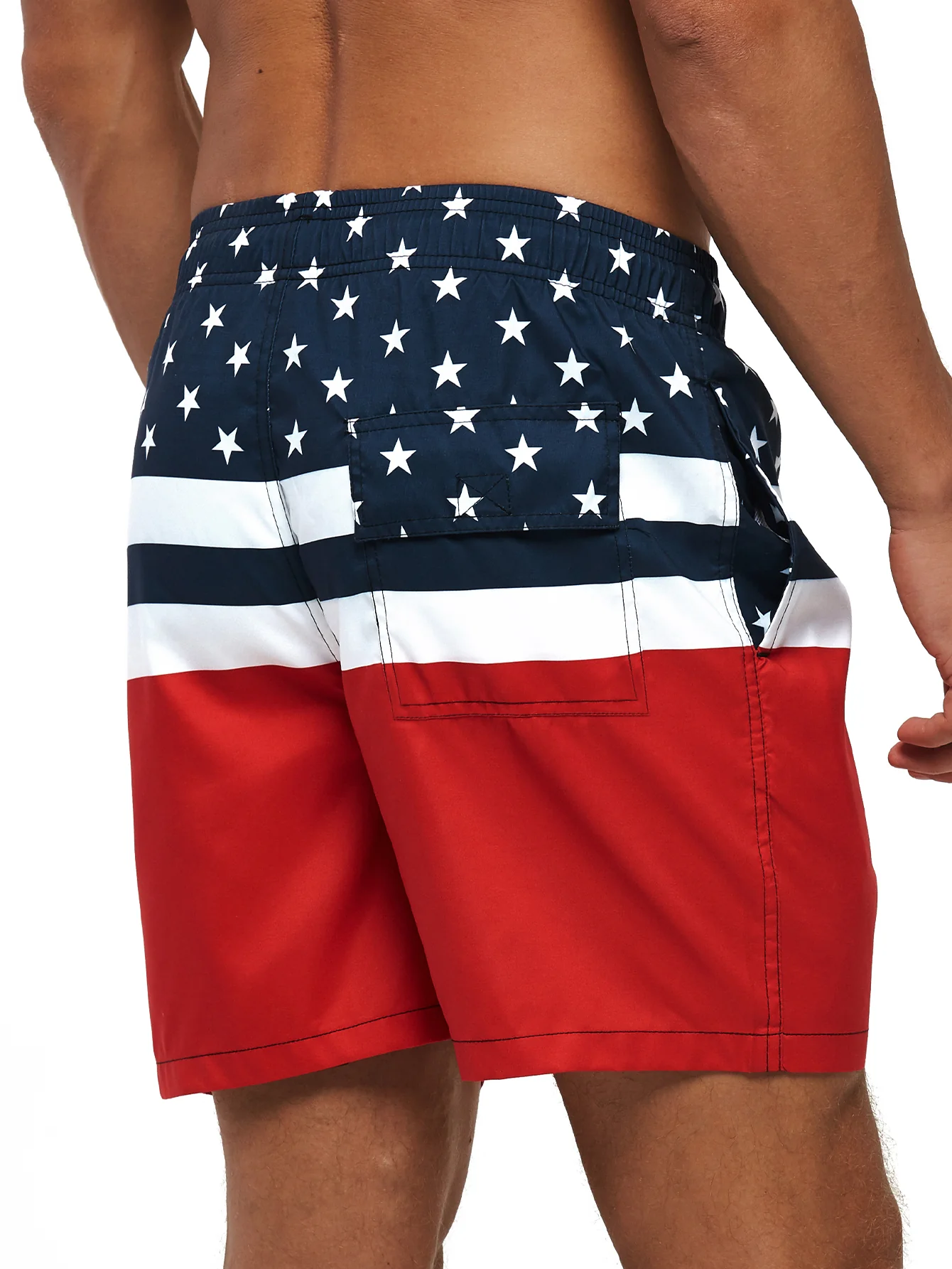 Bade-Shorts mit Stars-and-Stripes-Muster - Image 3