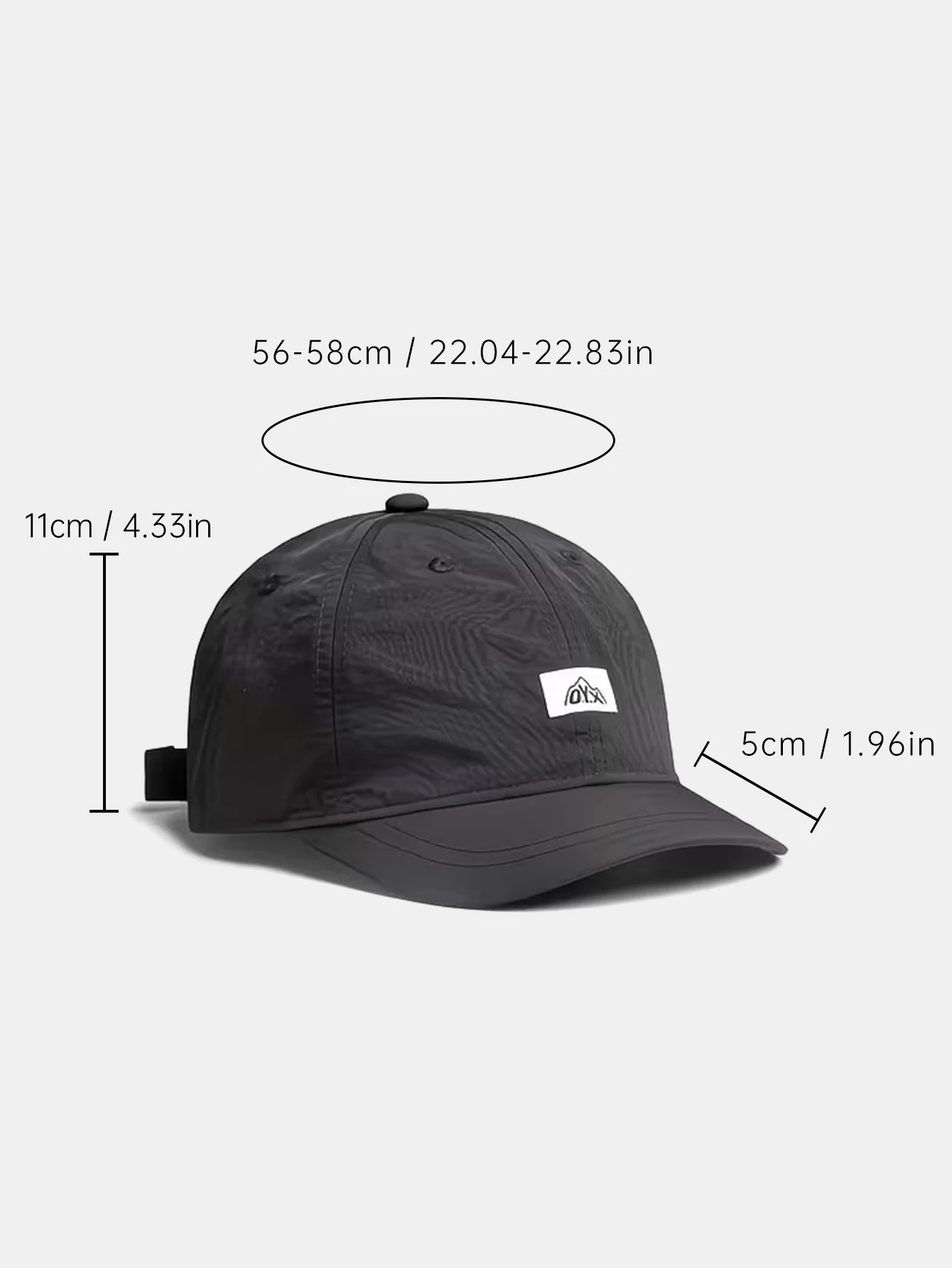 American Retro Short Brim Baseball Cap Summer Quick-Dry Outdoor Sports Thin Short Brim Cap - Image 6