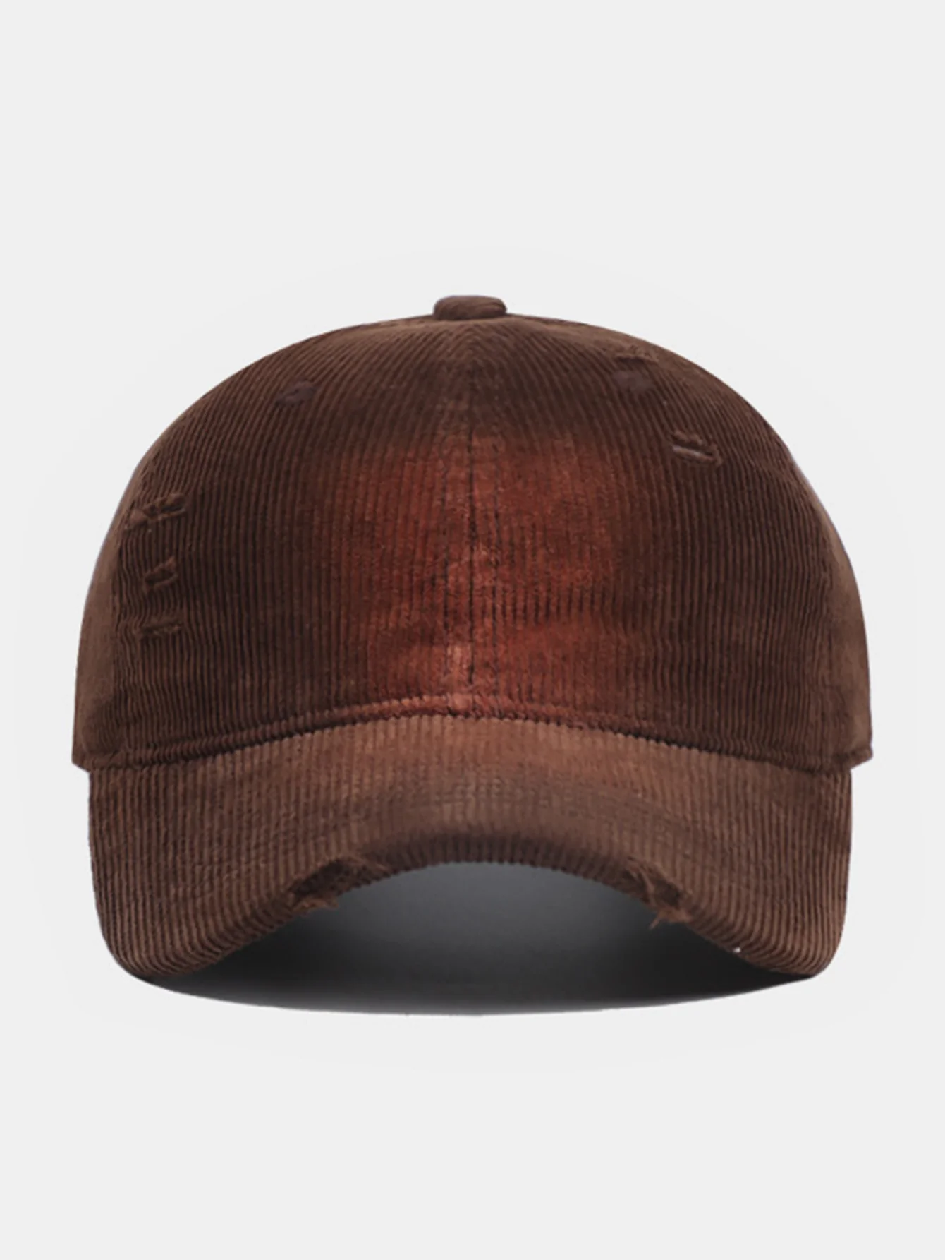American Street zerrissene gebürstete Cord-Baseballkappe - Image 5