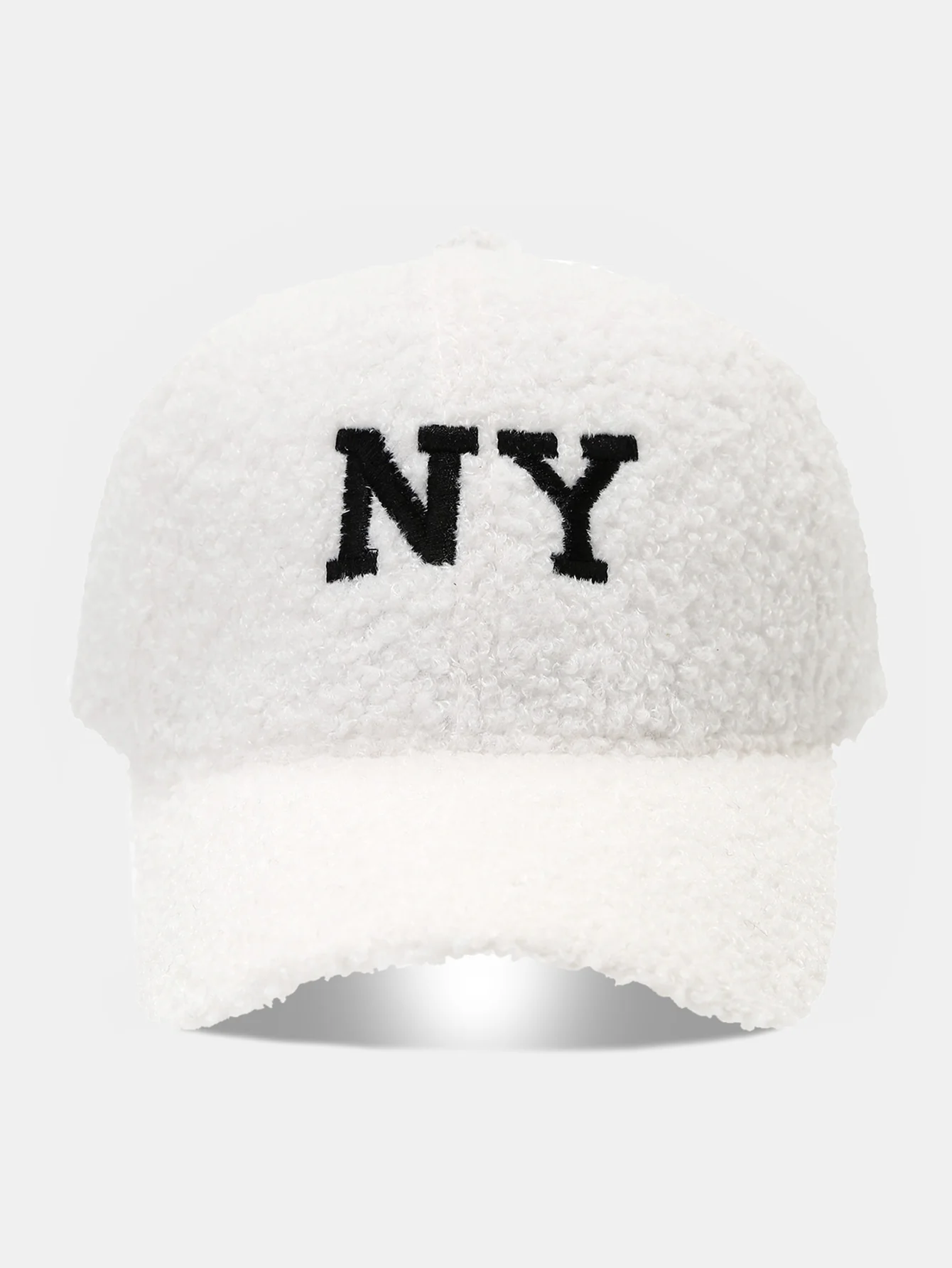 Amerikanischer Stil NY Buchstabe Fleece Warme Baseballkappe - Image 2