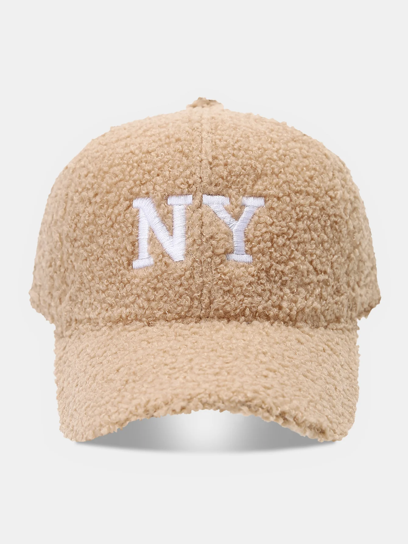 Amerikanischer Stil NY Buchstabe Fleece Warme Baseballkappe - Image 3