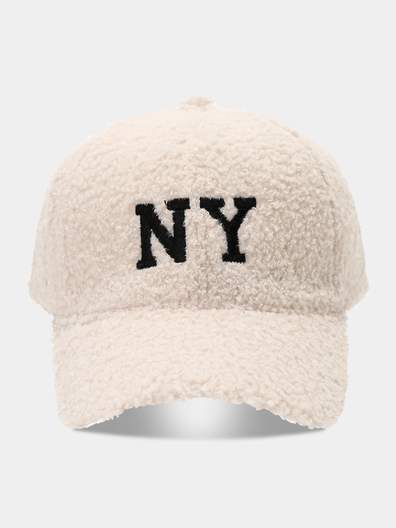 Amerikanischer Stil NY Buchstabe Fleece Warme Baseballkappe - Image 4