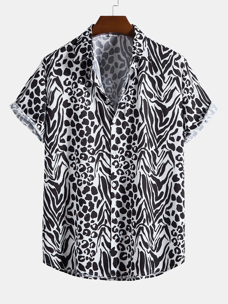 Hemd mit Animal-Print