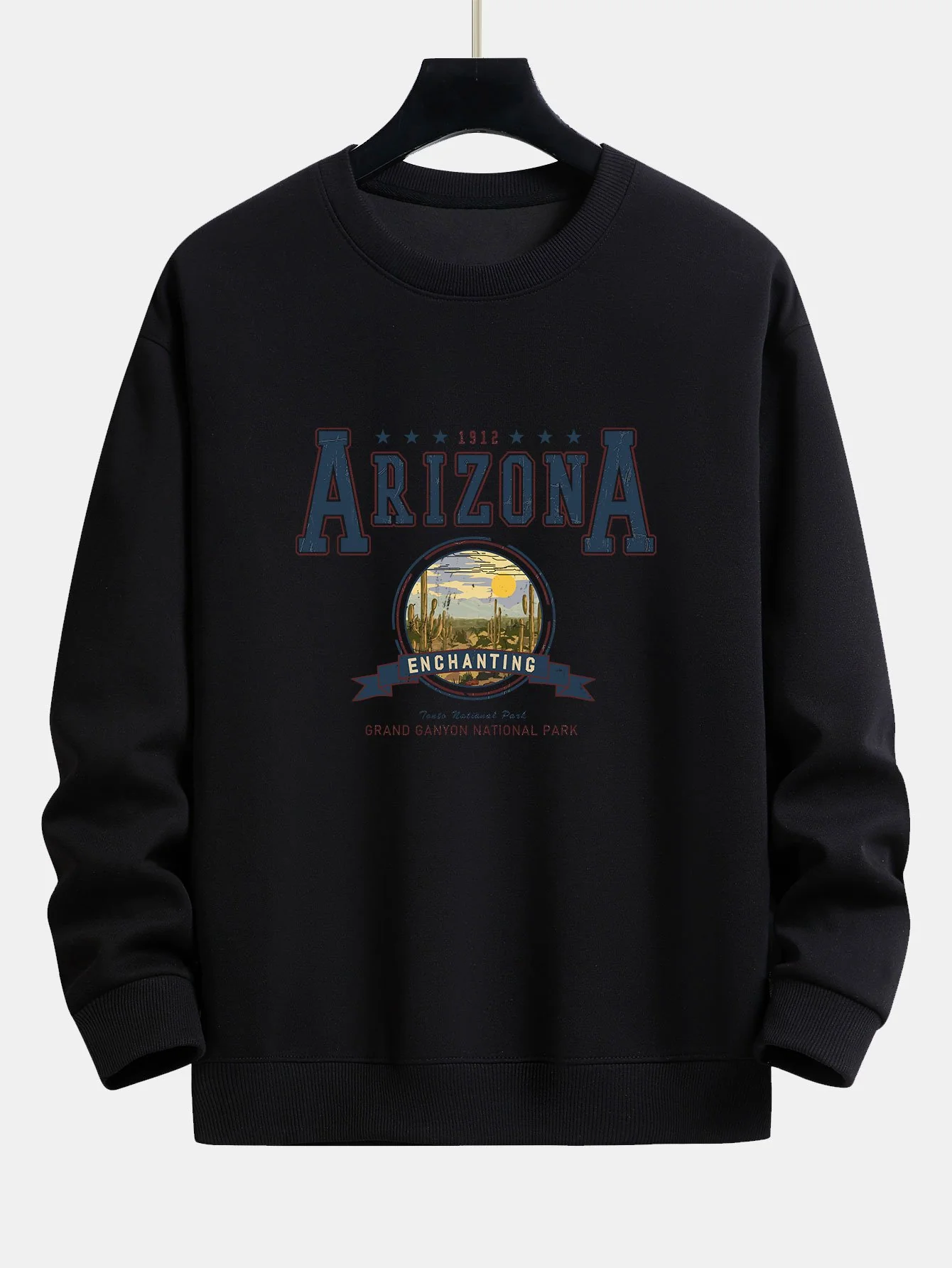Arizona Illustration Print Relax Fit Sweatshirt - Image 4
