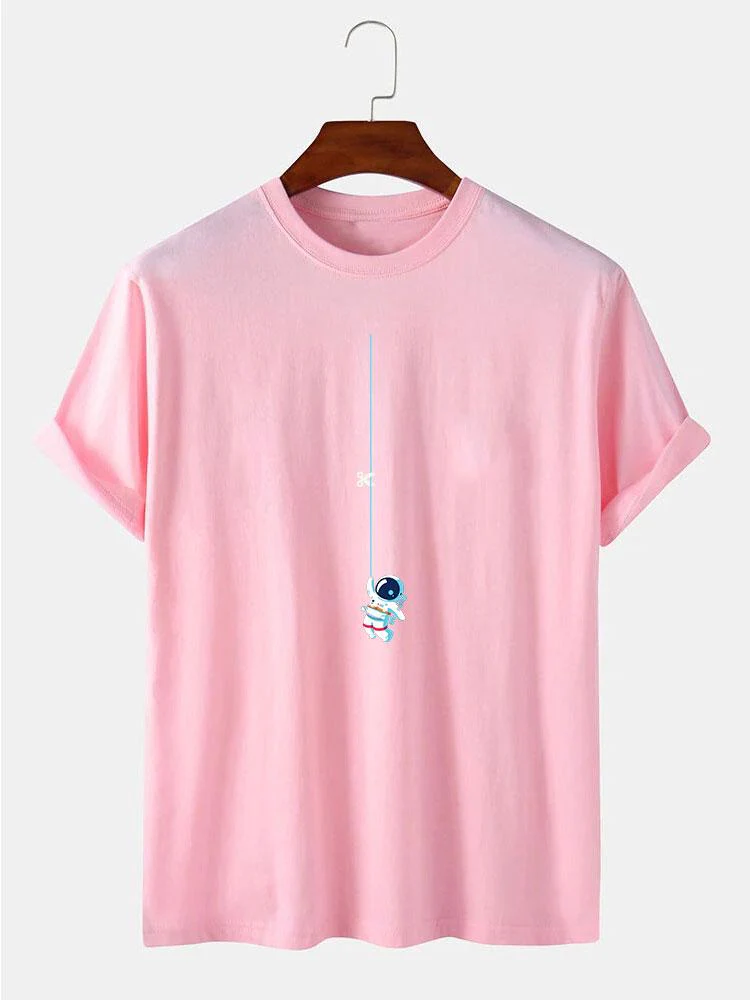 Astronaut an einer Schnur Druck T-Shirt - Image 7