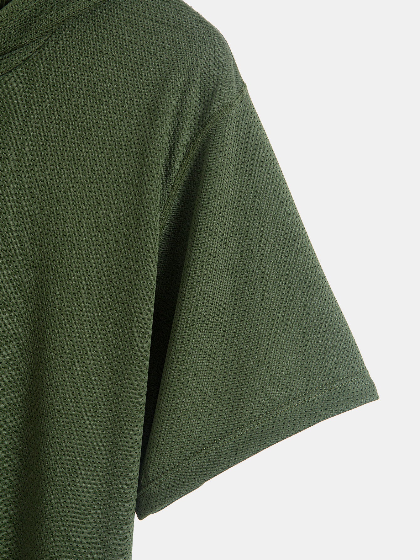 Athletisches Mesh-Kängurutaschen-Kapuzen-T-Shirt - Image 13