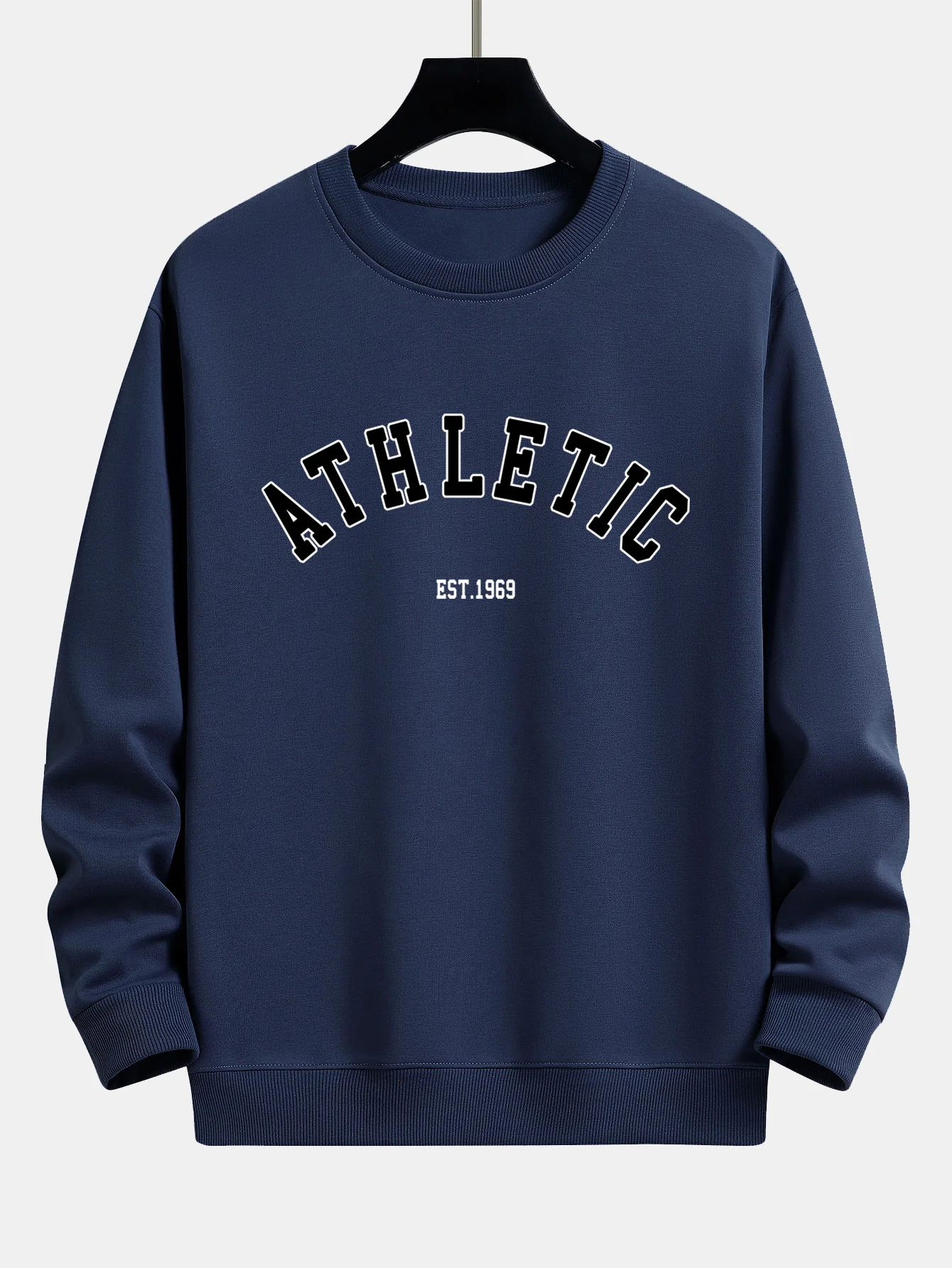 Athletic Print Relaxed Fit Sweatshirt - Image 3