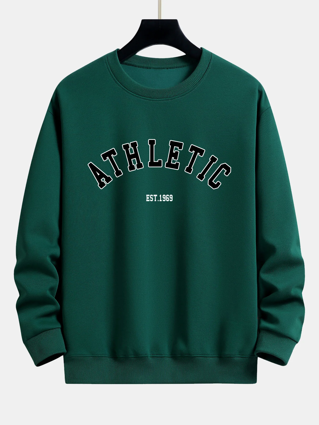 Athletic Print Relaxed Fit Sweatshirt - Image 4