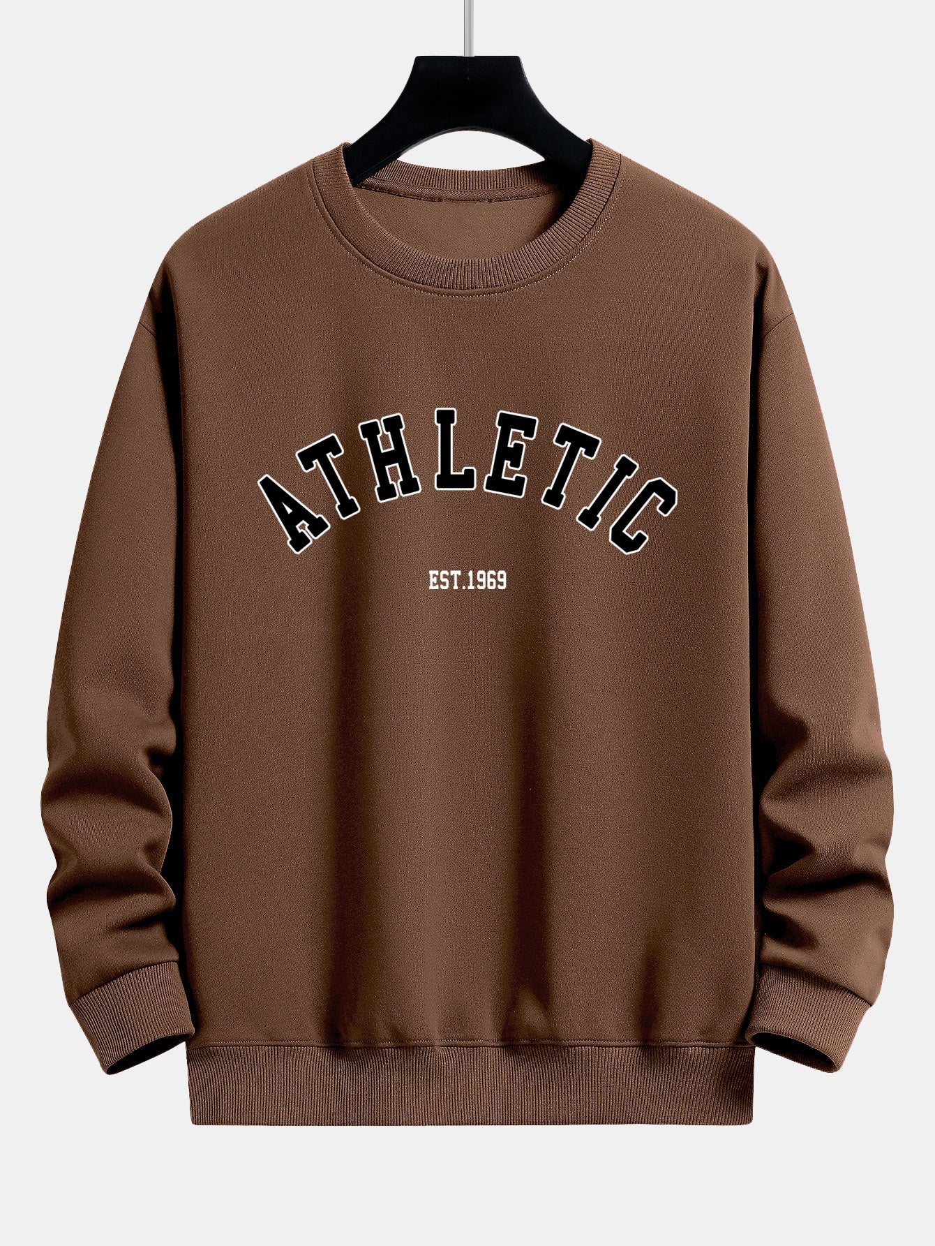 Athletic Print Relaxed Fit Sweatshirt - Image 8