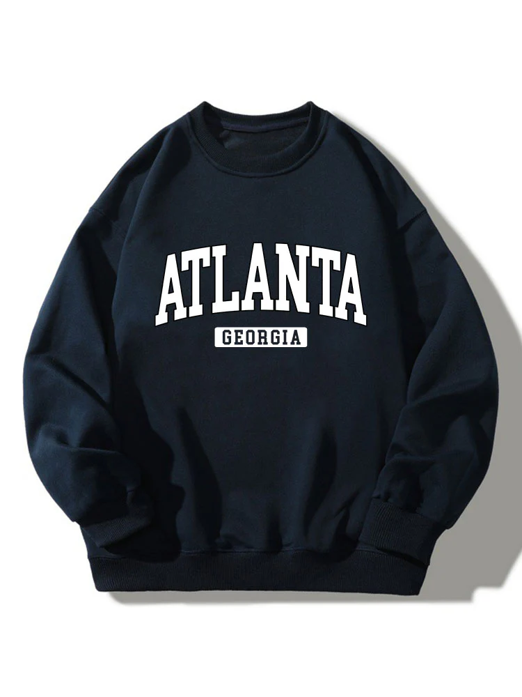 Atlanta Print Entspanntes Sweatshirt - Image 2