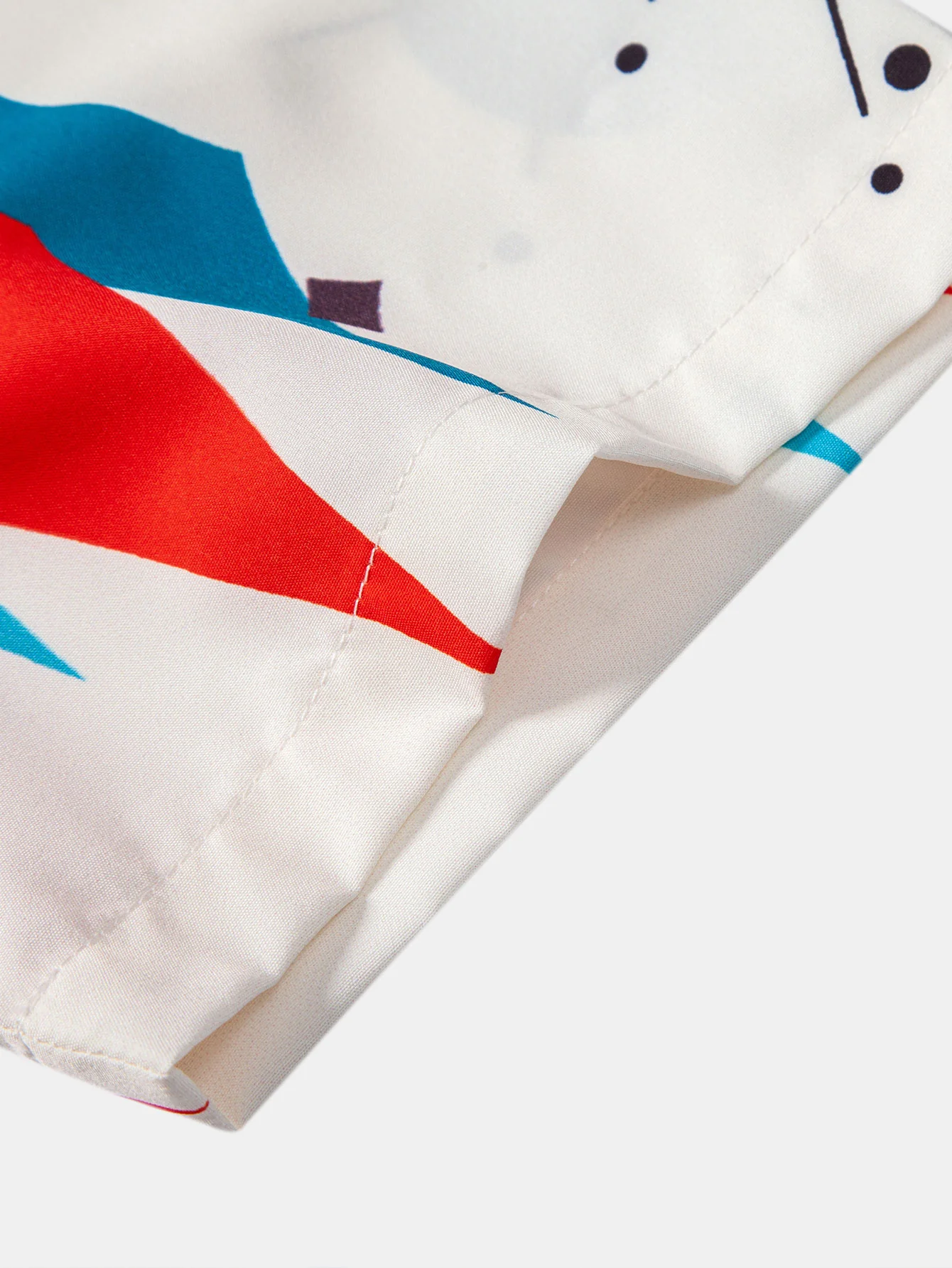 Atomare geometrische Druckknopfhemd & Badeshorts - Image 8
