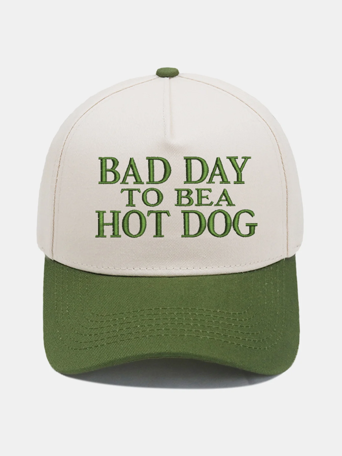 Schlechter Tag, um ein Hot Dog zu sein Stickerei Baseballkappe - Image 3