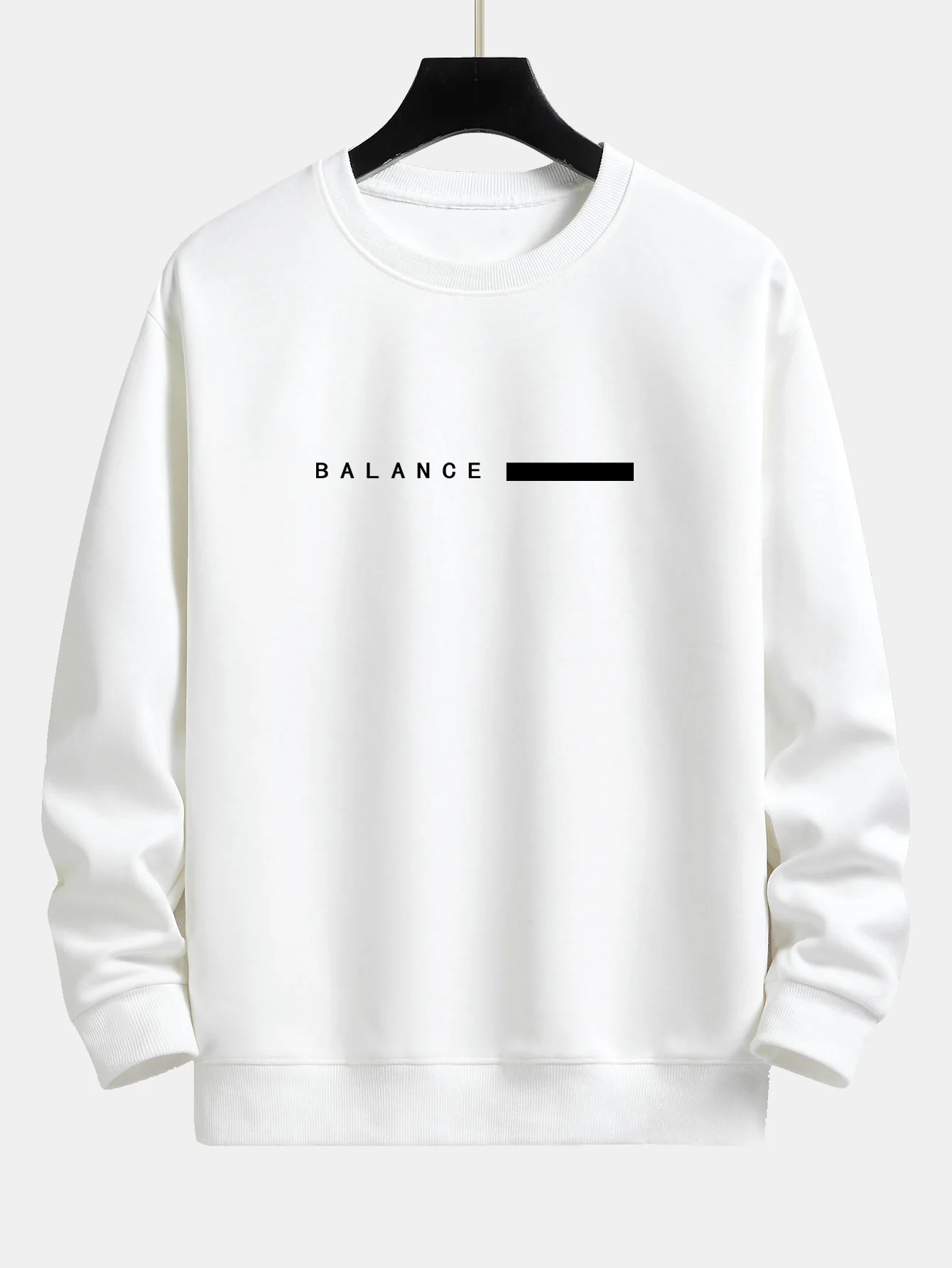 Balance Streifen Druck Relaxed Fit Rundhals Sweatshirt & Jogginghose - Image 10