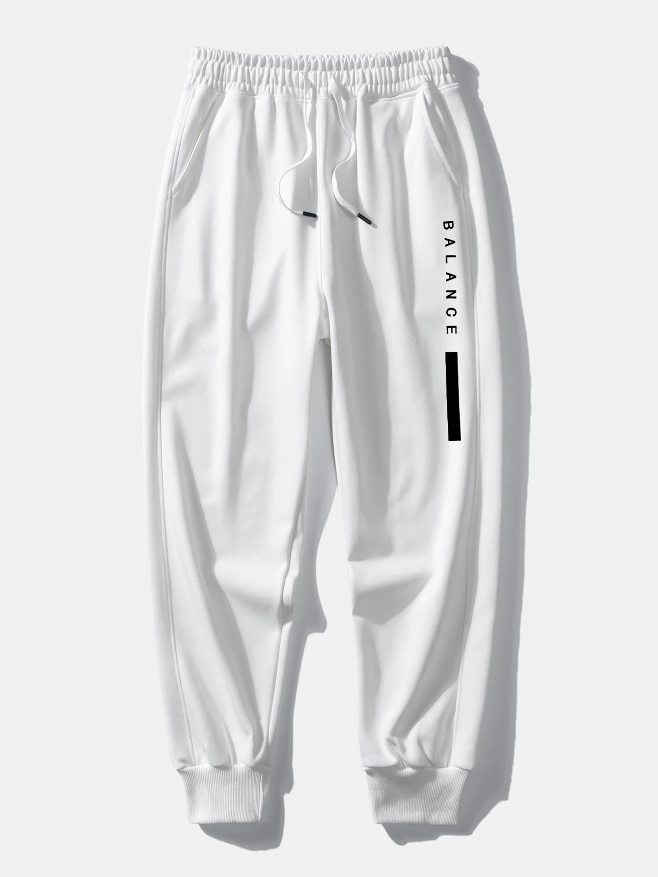 Balance Streifen Druck Relaxed Fit Rundhals Sweatshirt & Jogginghose - Image 15