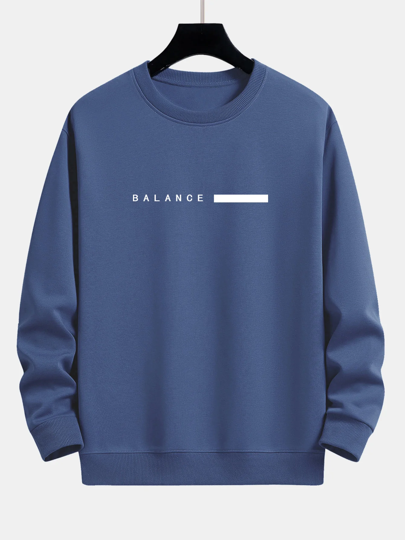 Balance Streifen Druck Relaxed Fit Rundhals Sweatshirt & Jogginghose - Image 18