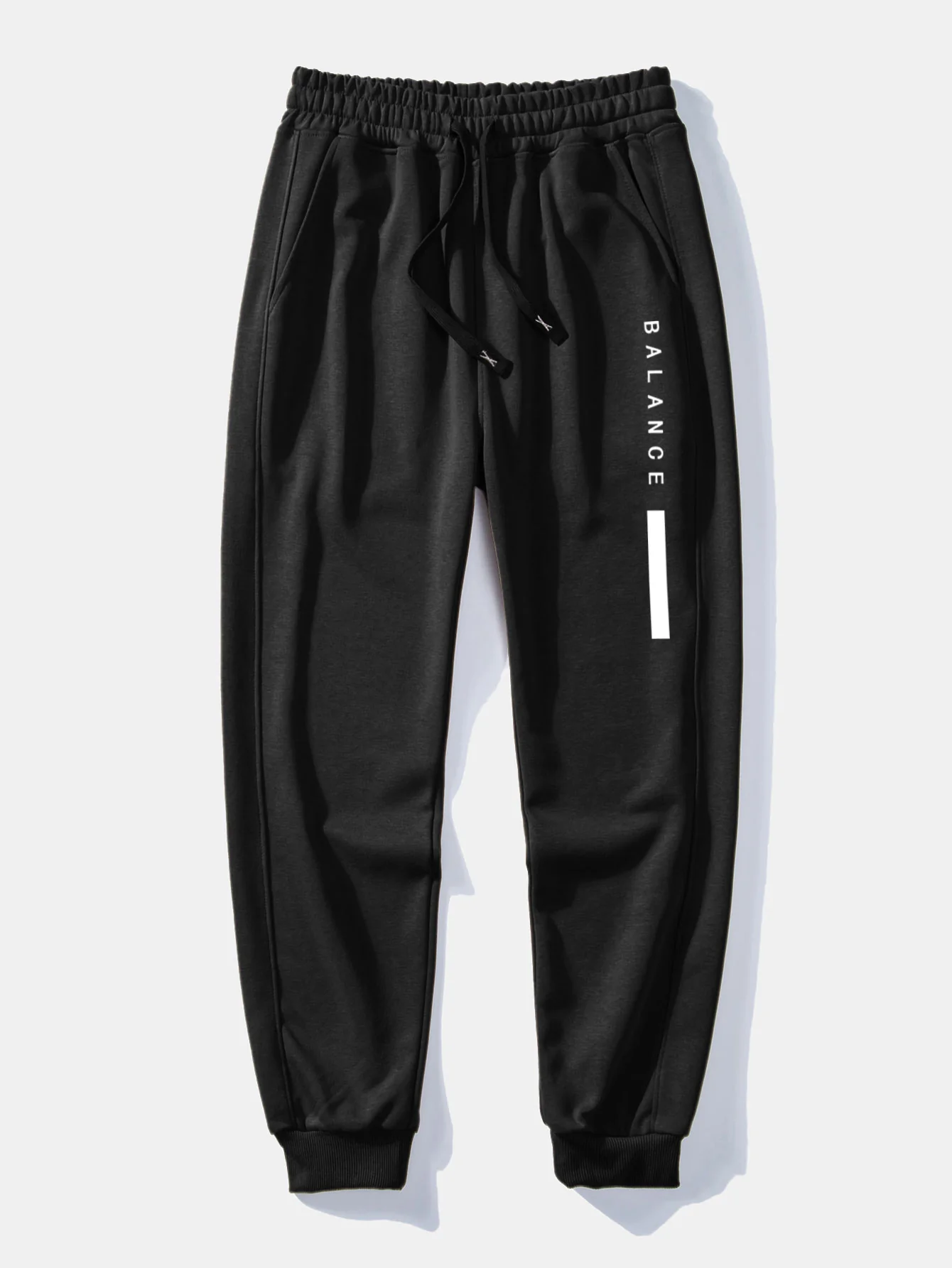 Balance Streifen Druck Relaxed Fit Hoodie & Jogginghose - Image 12