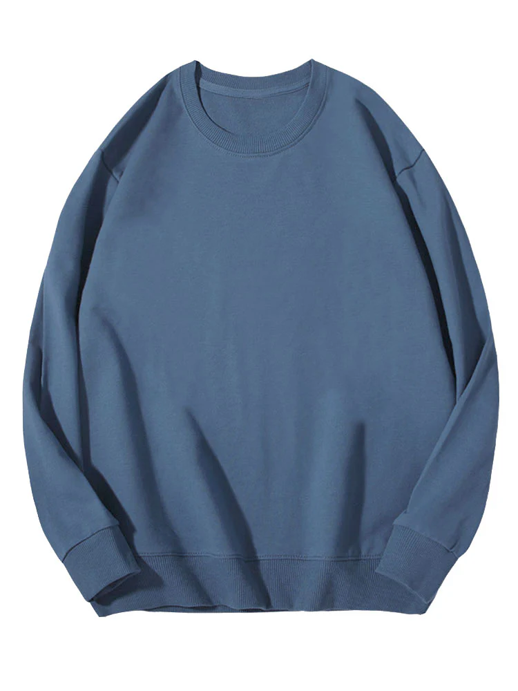 Hoooyi Basic Baumwoll-Sweatshirt - Image 7