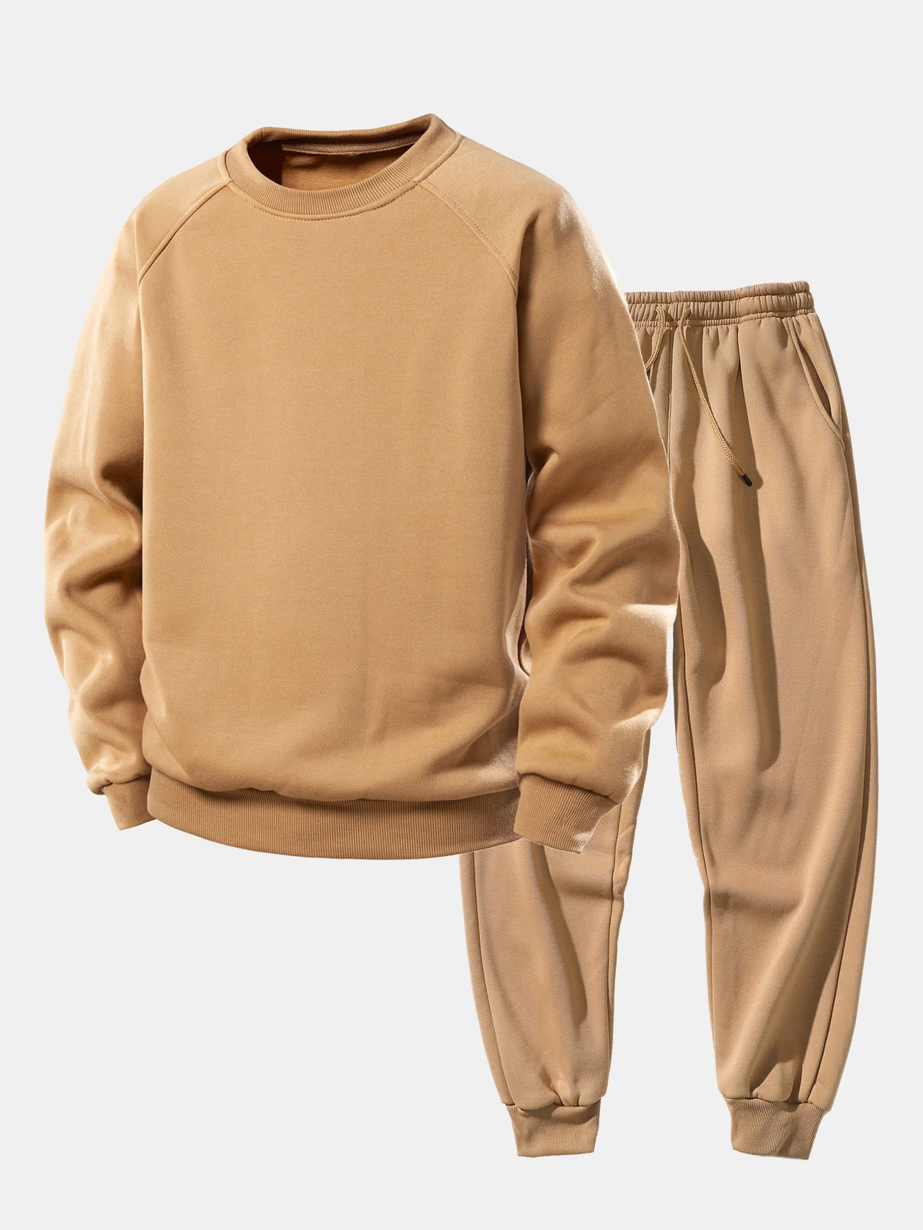Basic Sweatshirt mit Rundhalsausschnitt & Jogginghose - Image 5