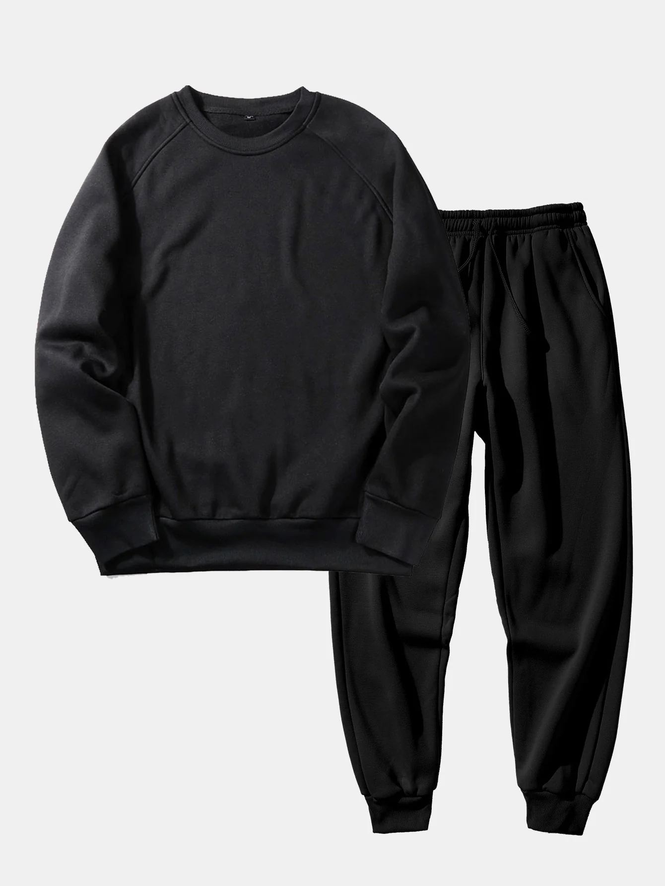 Basic Rundhals Sweatshirt & Jogginghose - Image 3