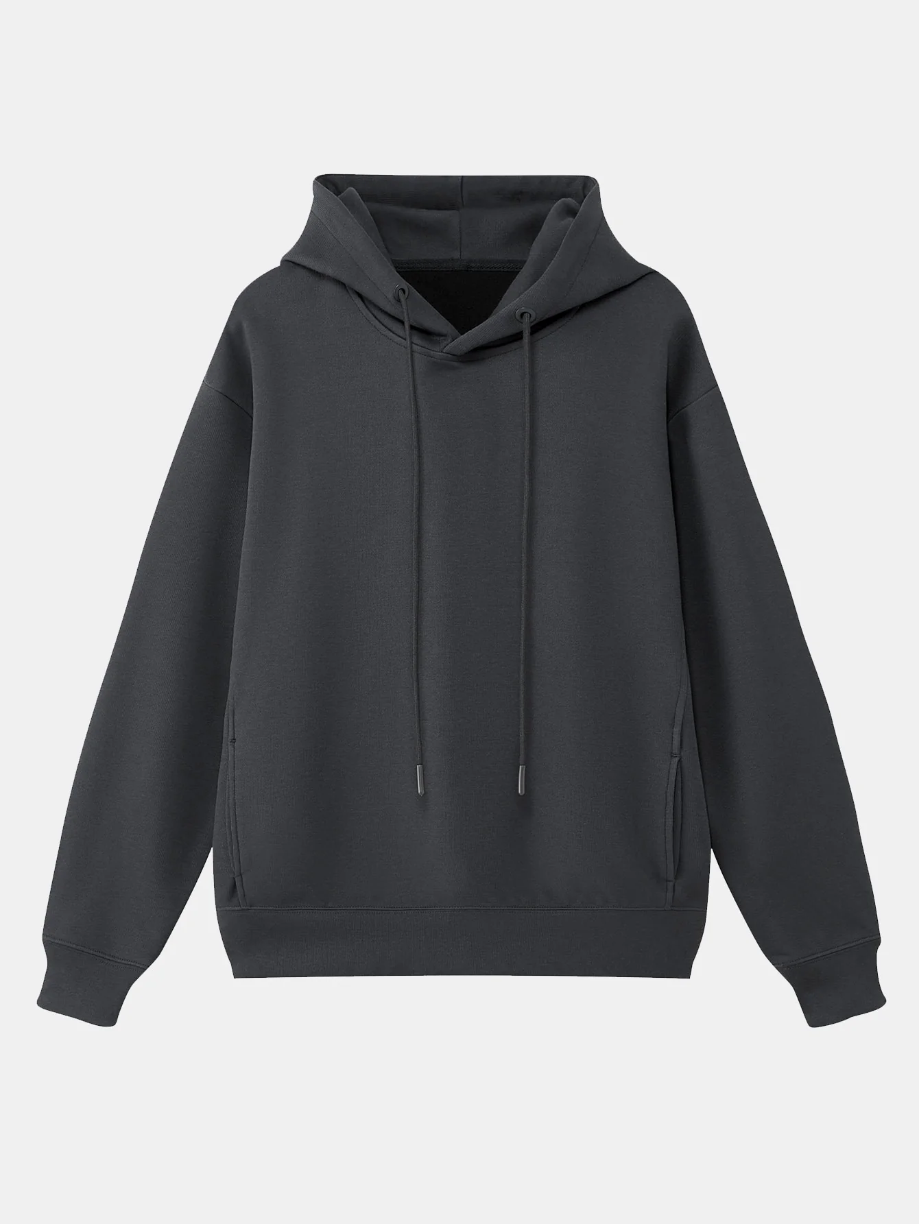 Basic Schwergewicht Baumwolle Oversize Hoodie - Image 5