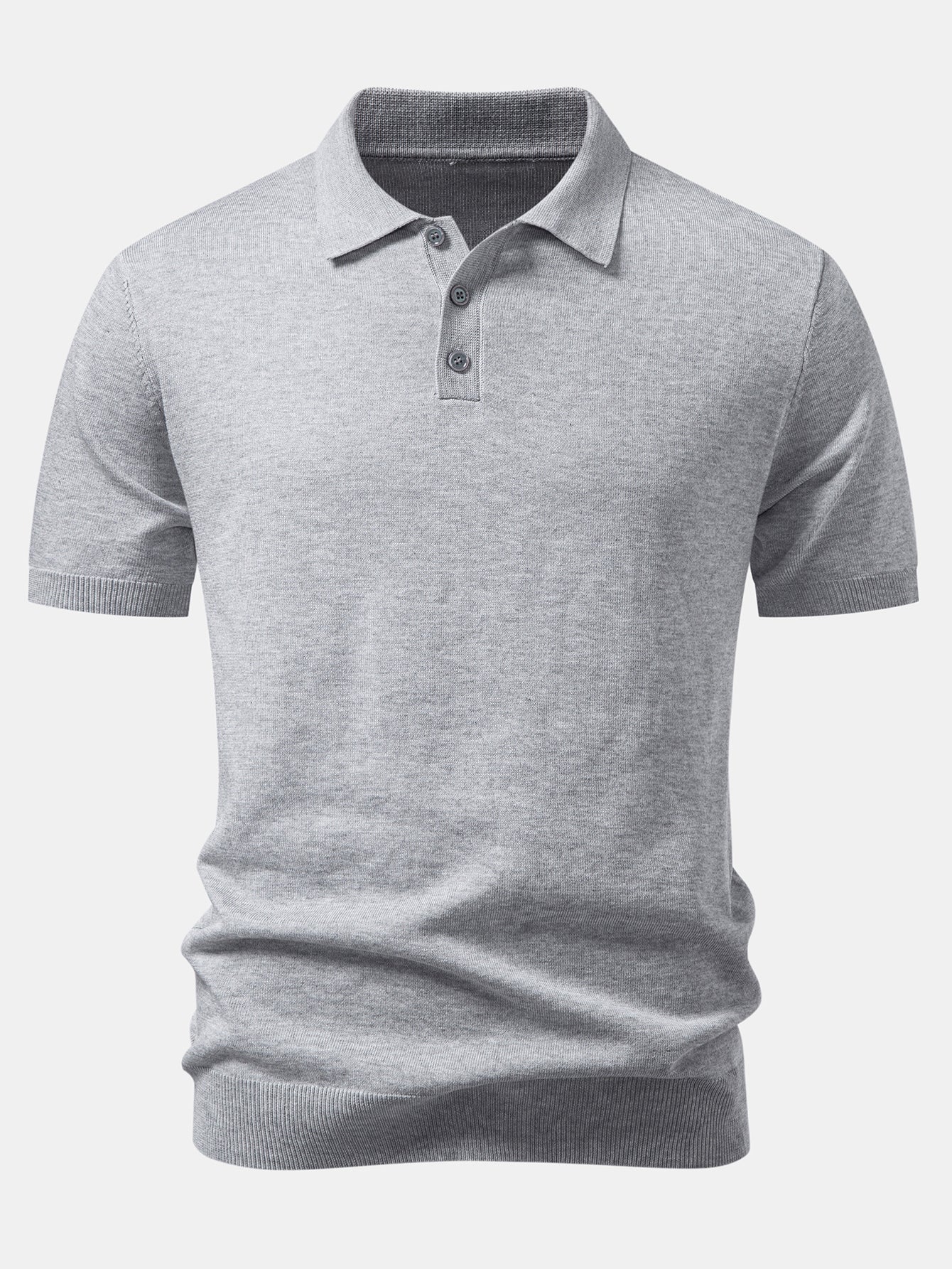 Basic Knit Polo - Image 3