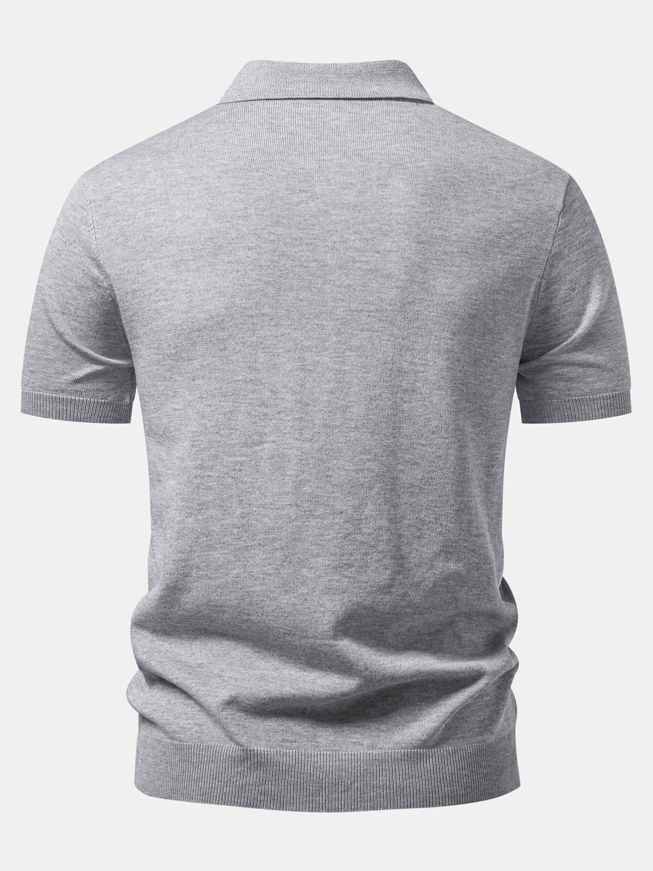 Basic Knit Polo - Image 4