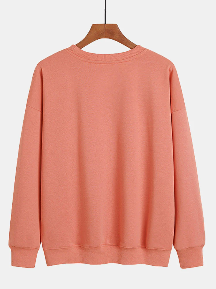 Basic mehrfarbige Baumwoll-Sweatshirts - Image 9