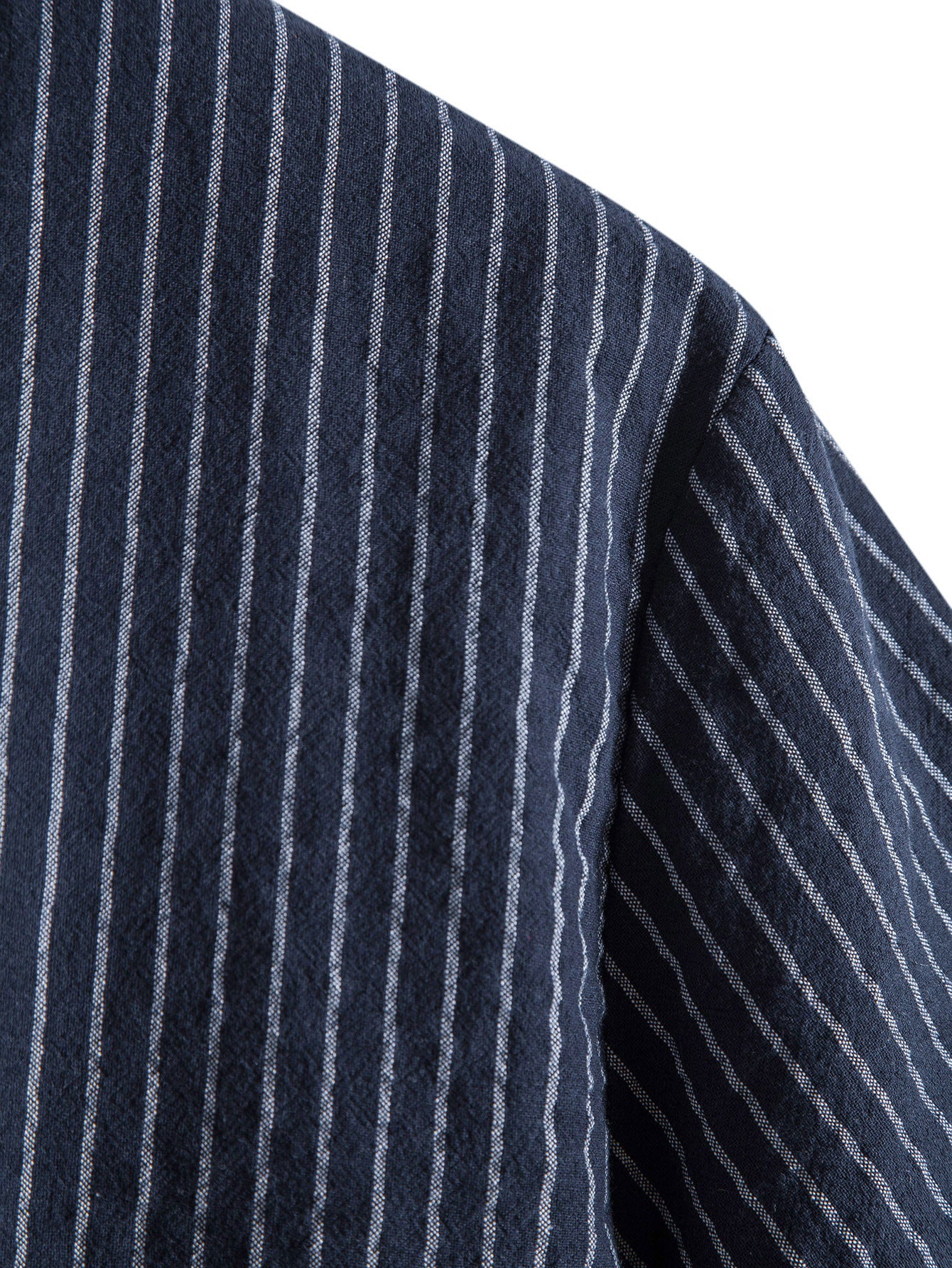 Männer gestreifte Henley-Shirts - Image 14