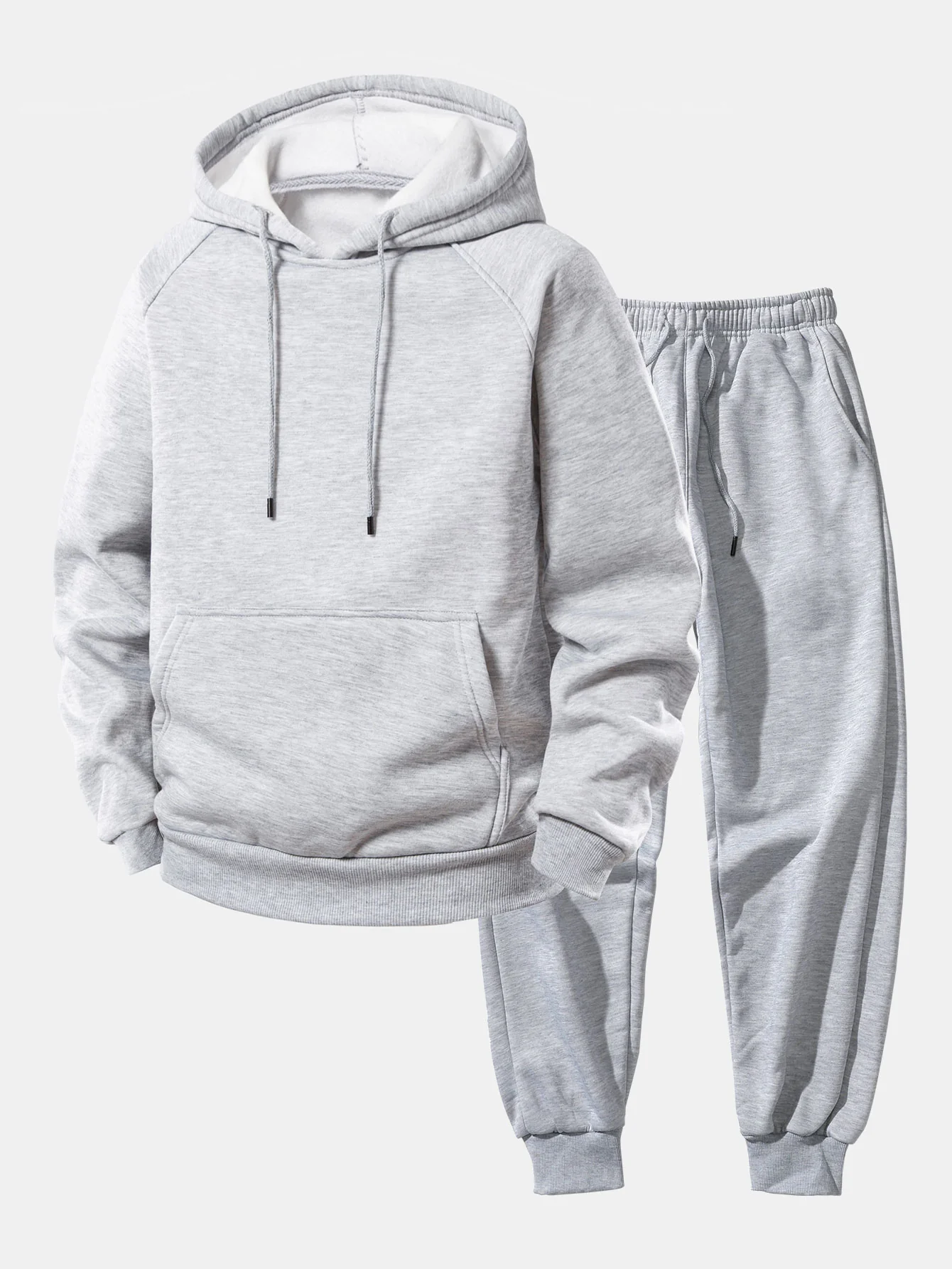 Basic Raglan Kapuzenpullover & Jogginghosen - Image 2
