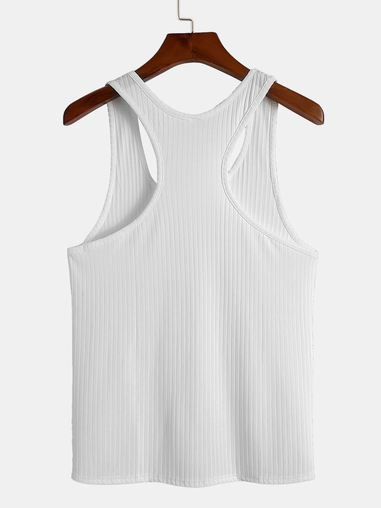 Basic Slim Ribbed Racerback-Top - Image 8