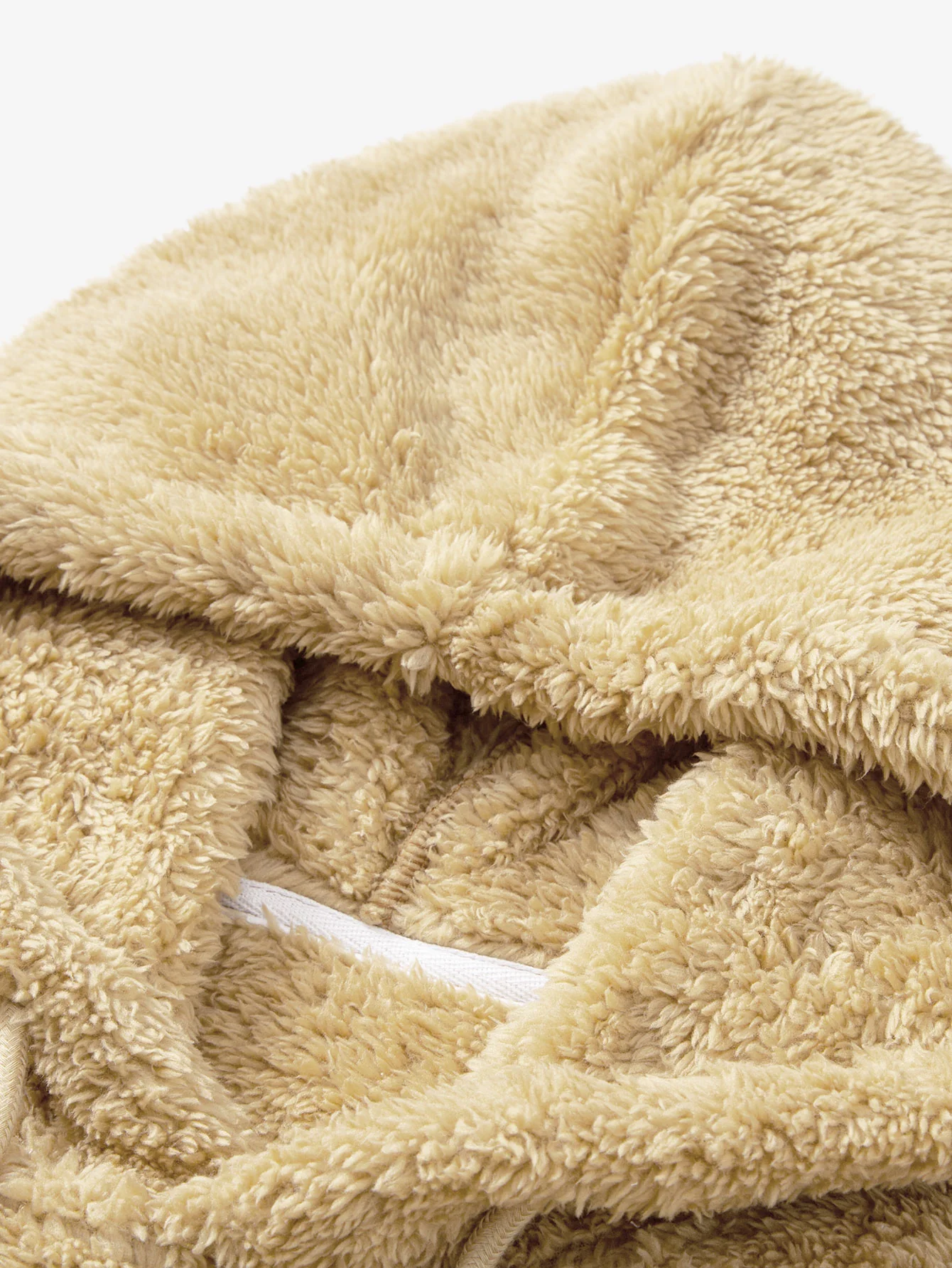 Basic Teddy Hoodie & Teddy Drawstring Shorts - Image 9