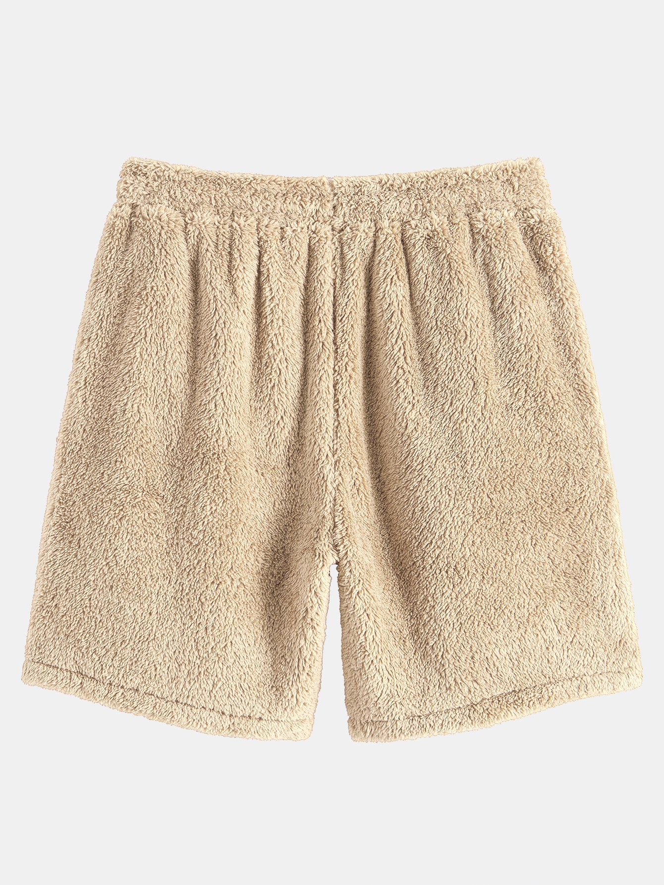 Basic Teddy Hoodie & Teddy Drawstring Shorts - Image 5