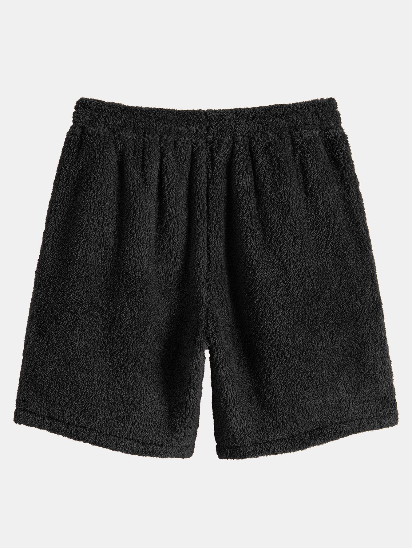 Basic Teddy Hoodie & Teddy Drawstring Shorts - Image 8