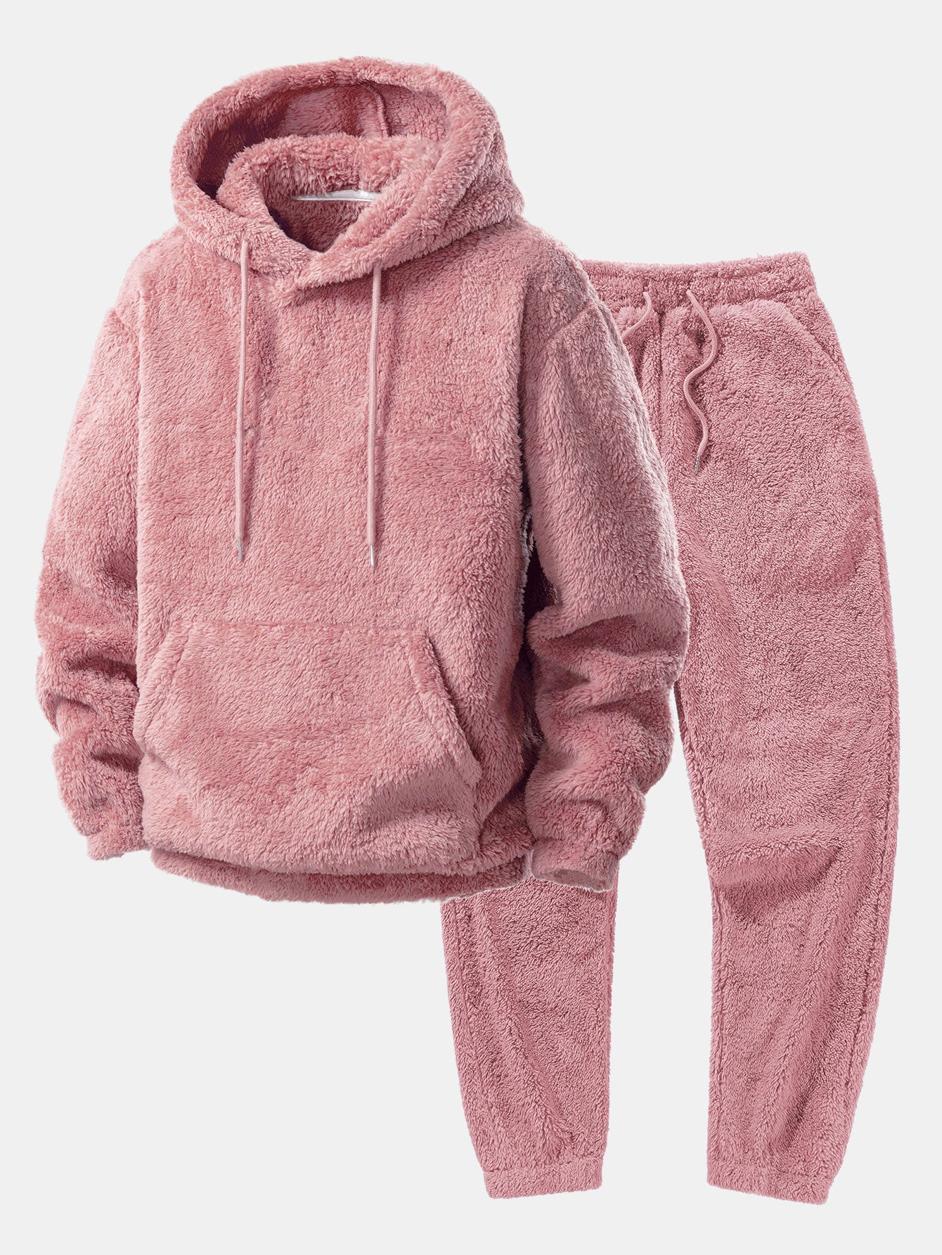 Basic Teddy Hoodie & Teddy Jogger Pants - Image 7
