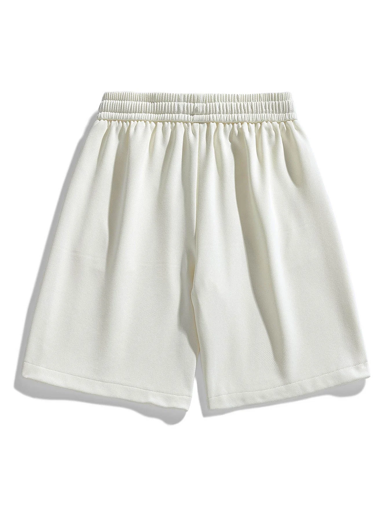 Basic Textured Drawstring Shorts - Image 10