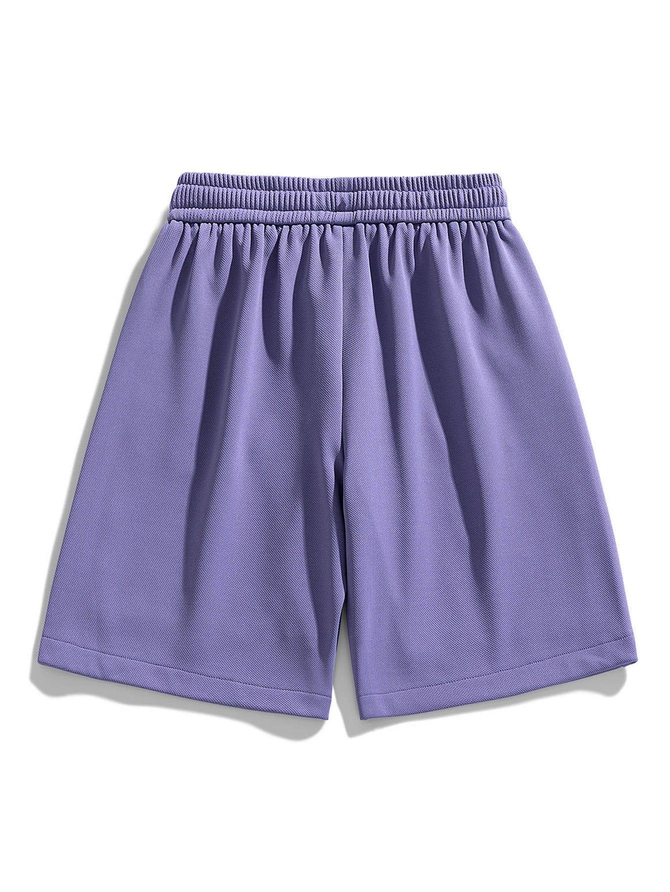 Basic Textured Drawstring Shorts - Image 14