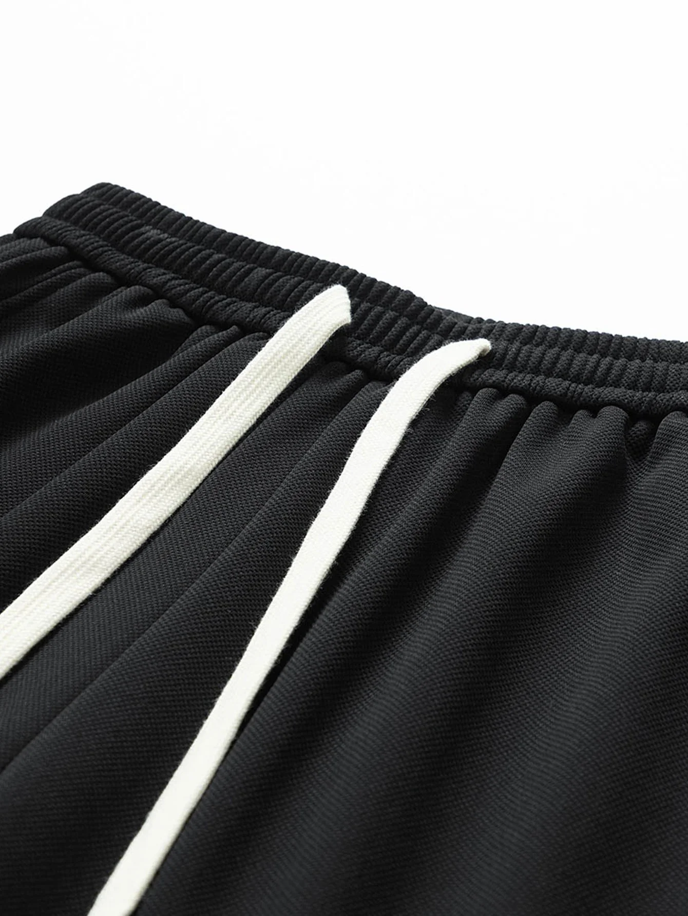Basic Textured Drawstring Shorts - Image 19