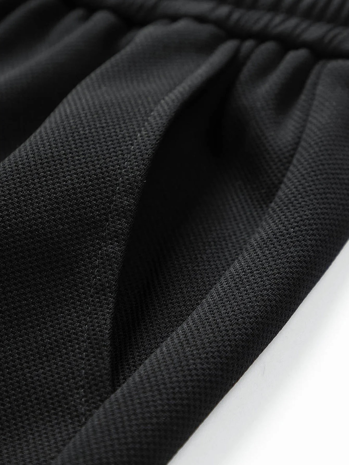 Basic Textured Drawstring Shorts - Image 21