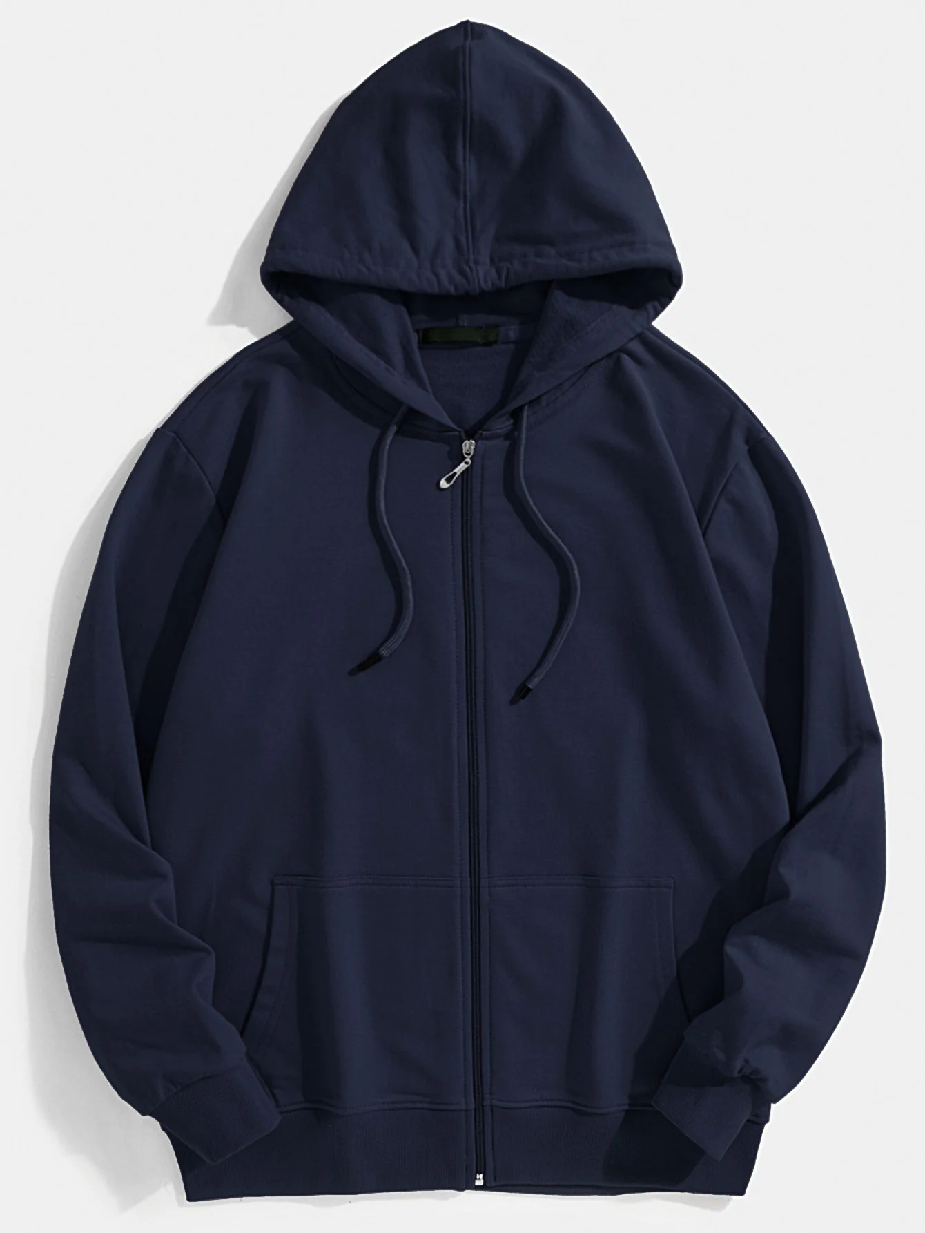 Basic Zip Durch Hoodie - Image 3