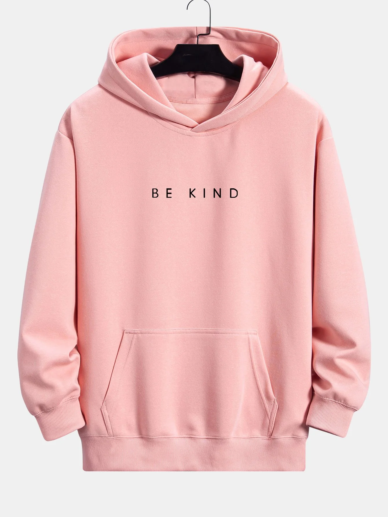 Sei nett Druck Entspanntes Hoodie - Image 4